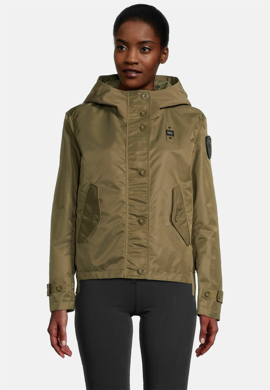 Blauer Übergangsjacke - oliv