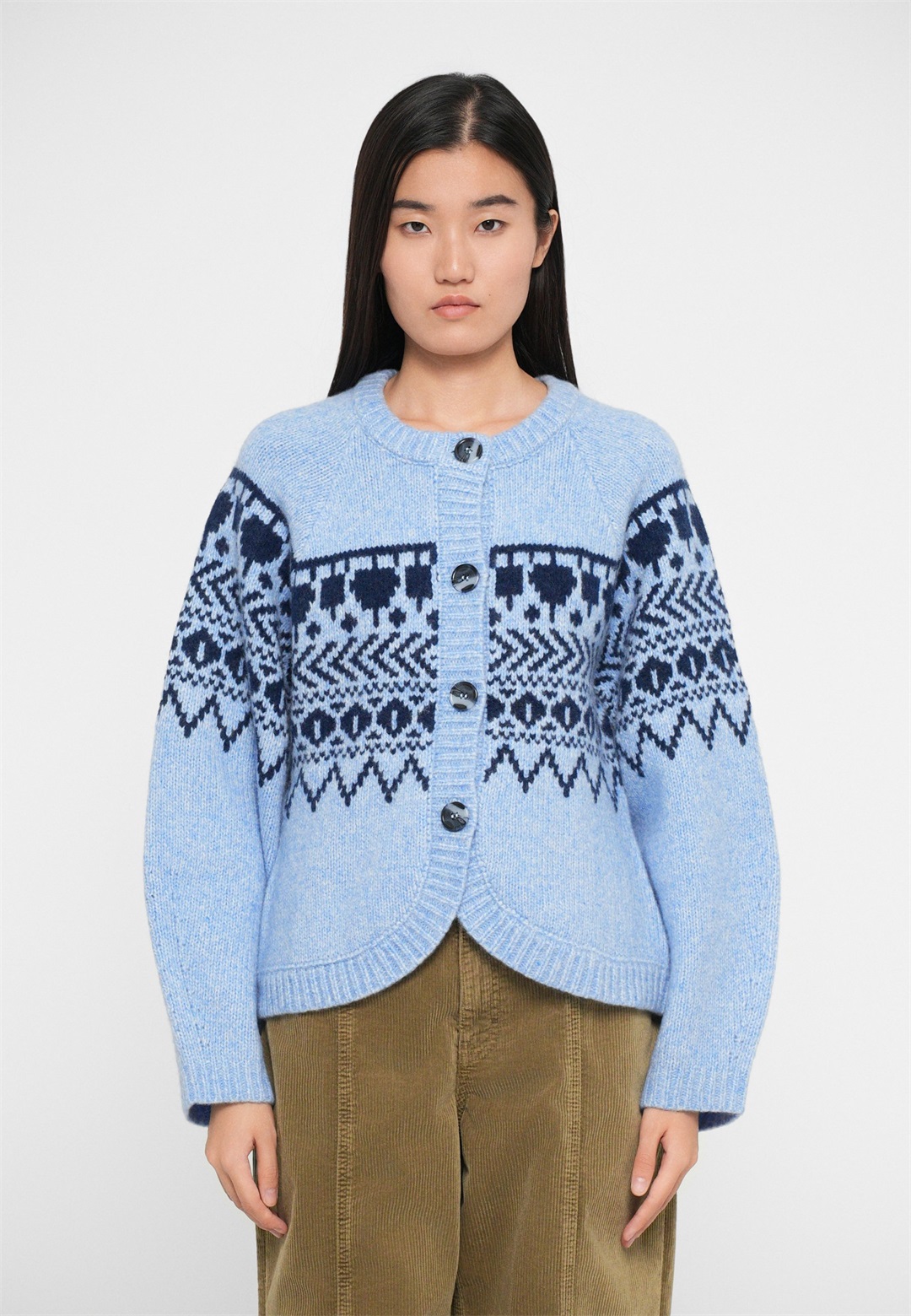 Baum und Pferdgarten COLIN - Strickjacke - light blue/hellblau