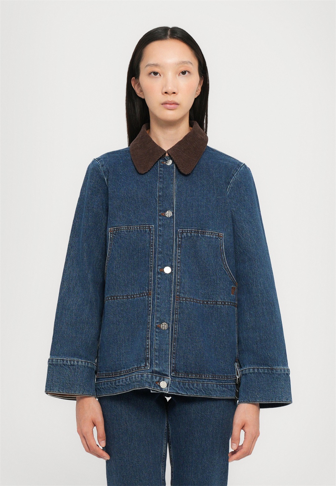 Baum und Pferdgarten BENILDA - Jeansjacke - dark blue denim/blue denim