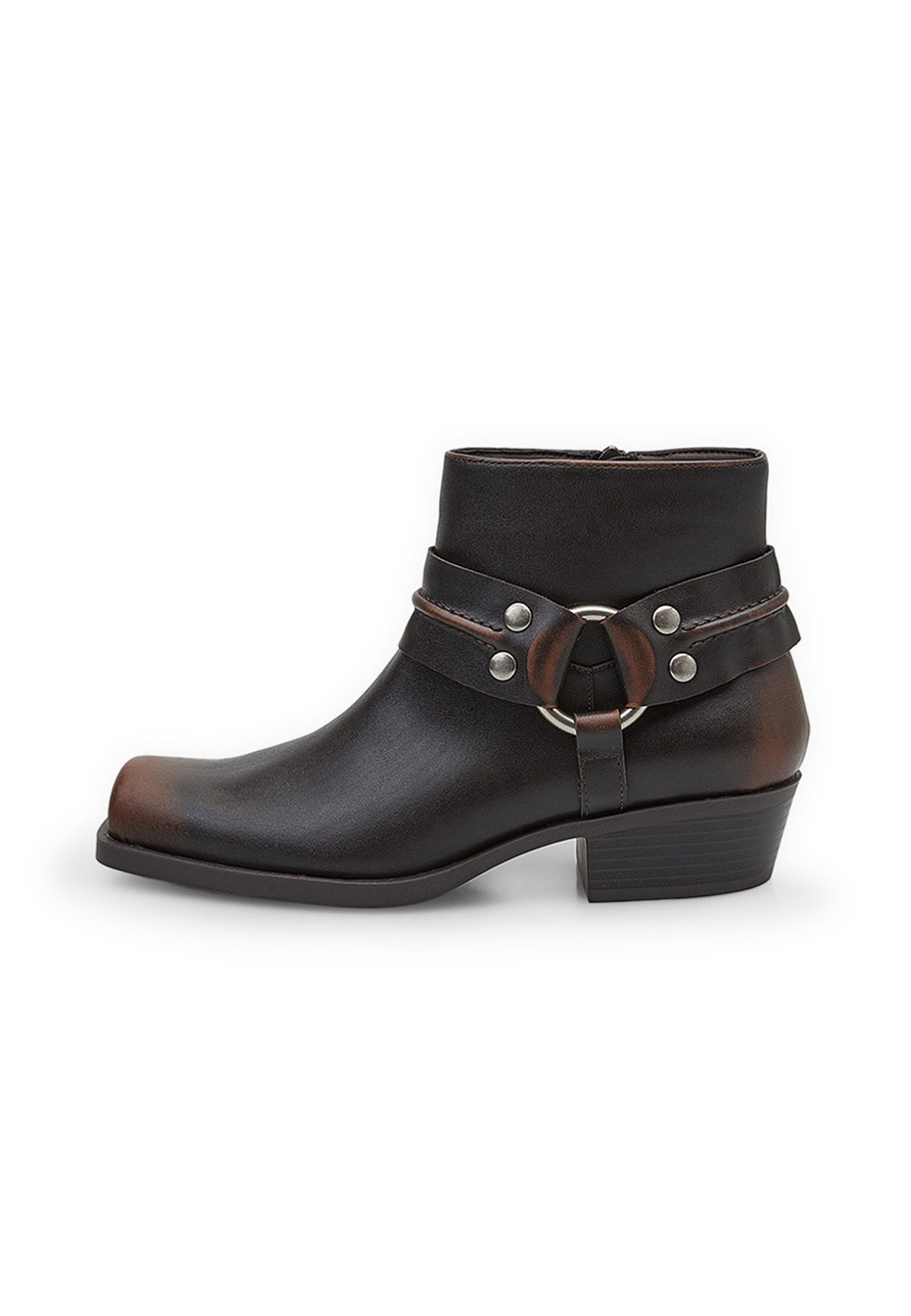 Bata Cowboy-/Bikerstiefelette - marrone/braun