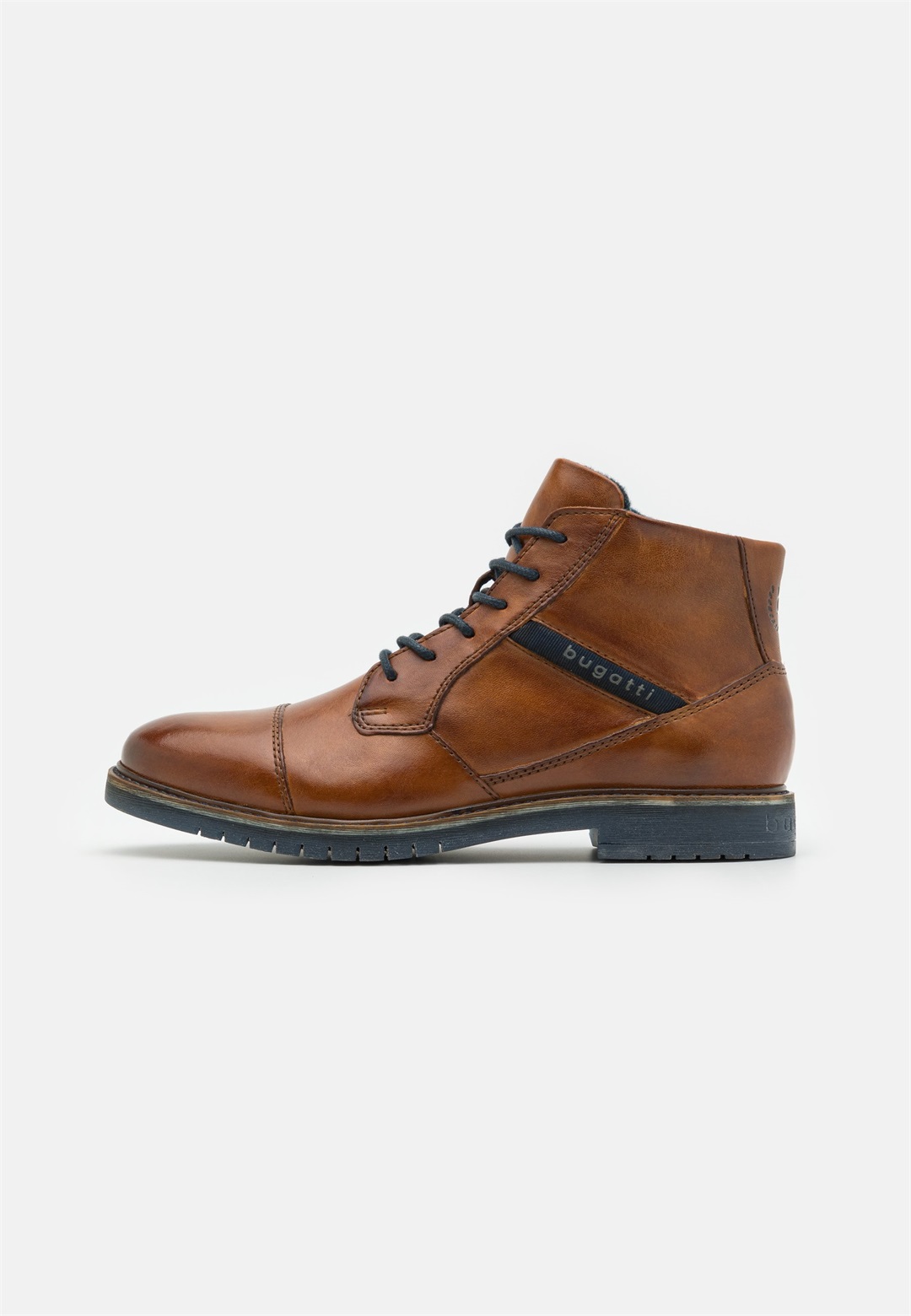 bugatti CAJ - Schnürstiefelette - cognac