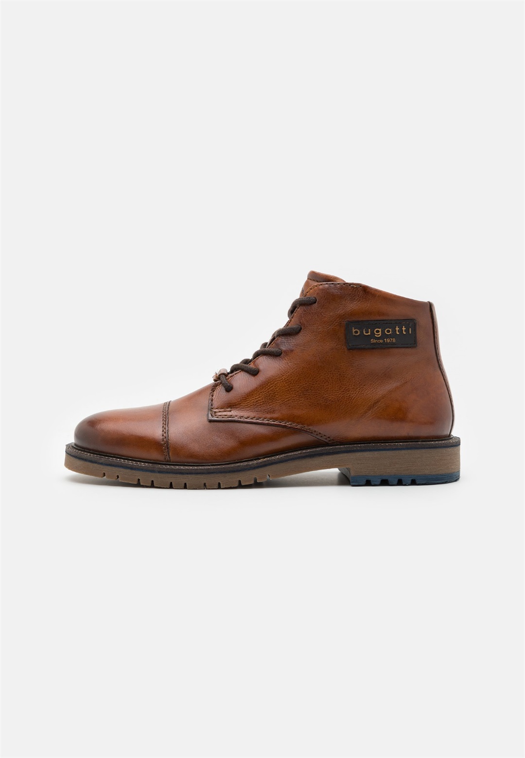 bugatti Schnürstiefelette - cognac