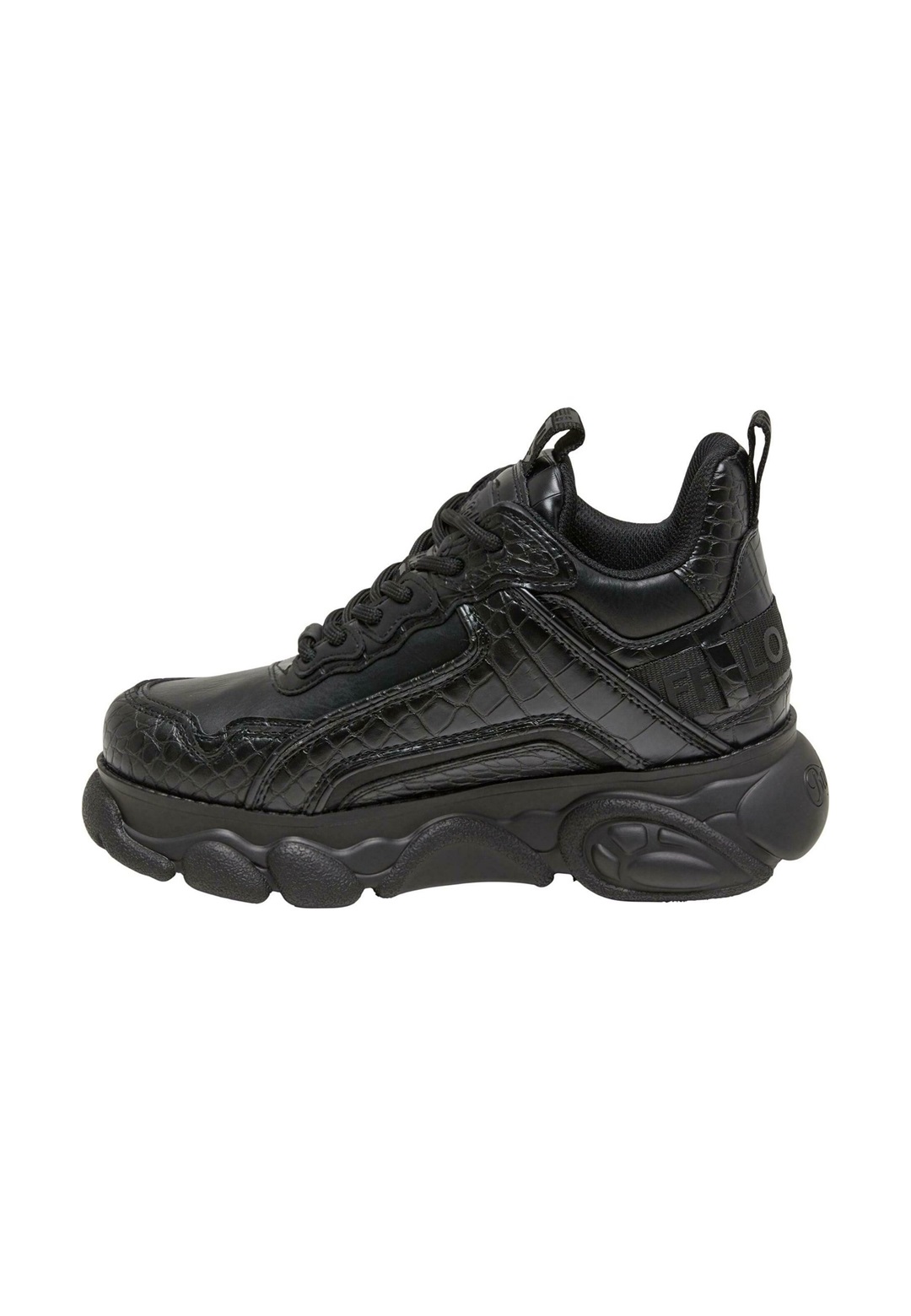 Buffalo CHAI - Sneaker high - black croco/schwarz