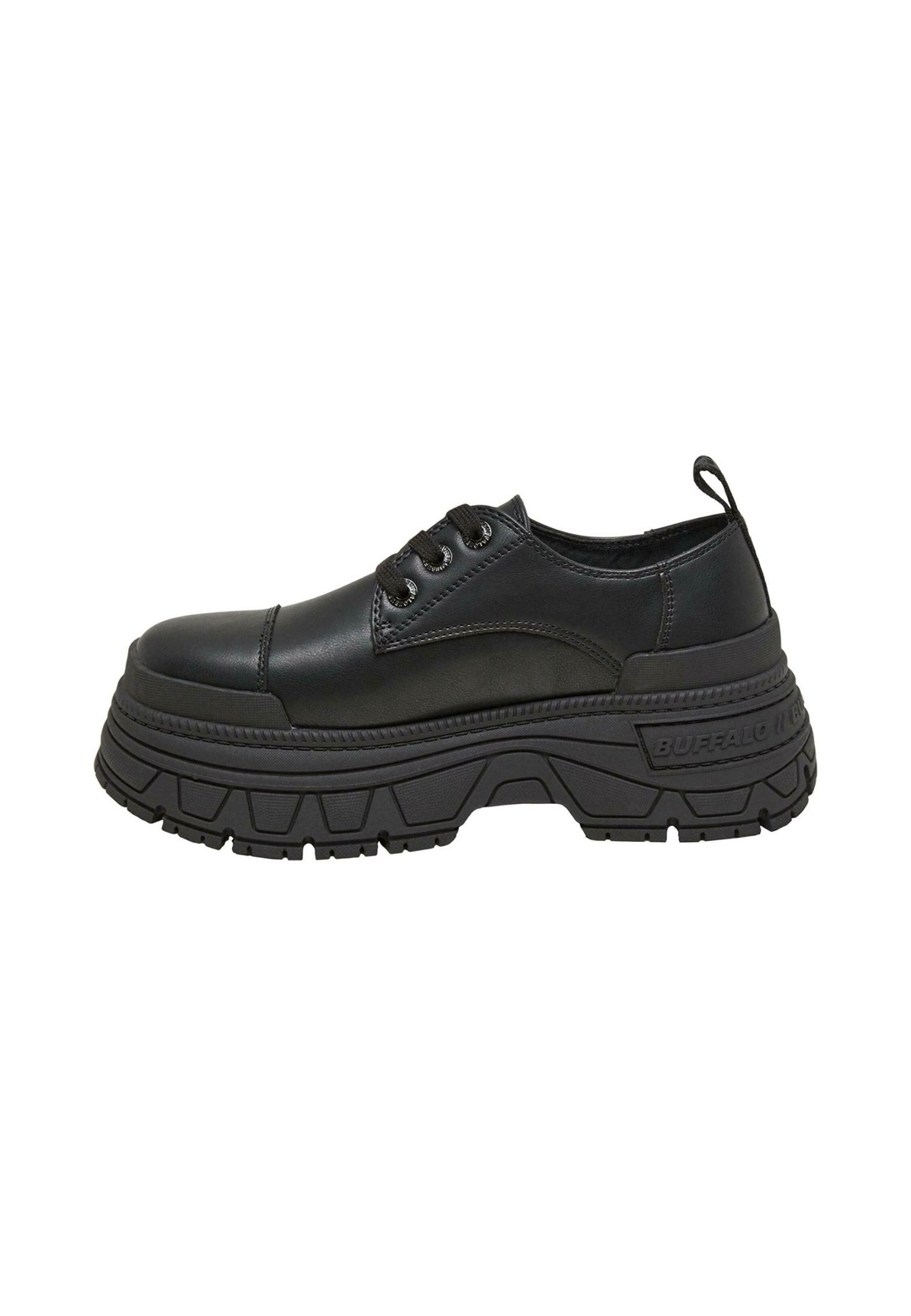 Buffalo FUSION - Plateaustiefelette - black/schwarz