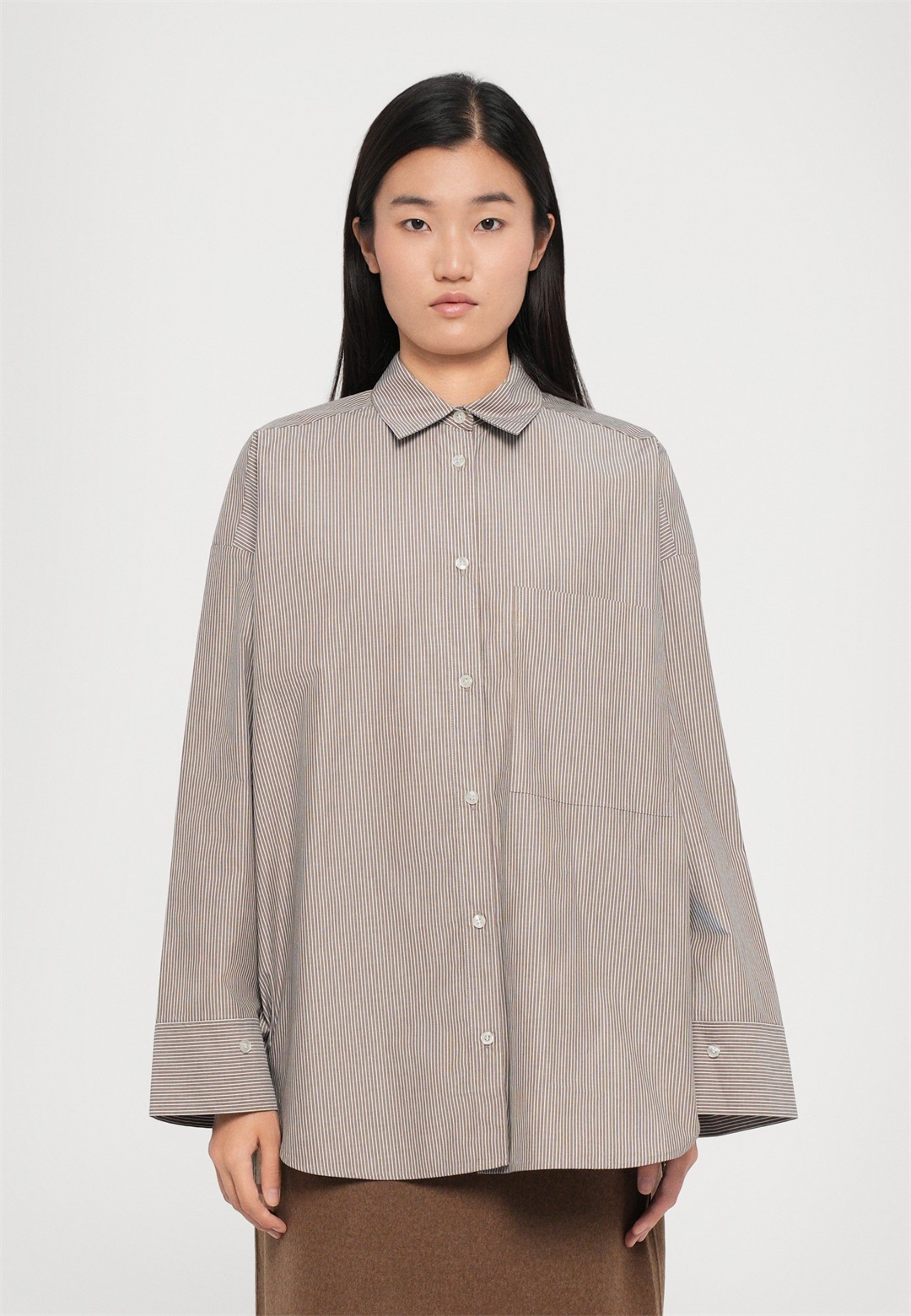 By Malene Birger DERRIS - Hemdbluse - light brown/hellbraun