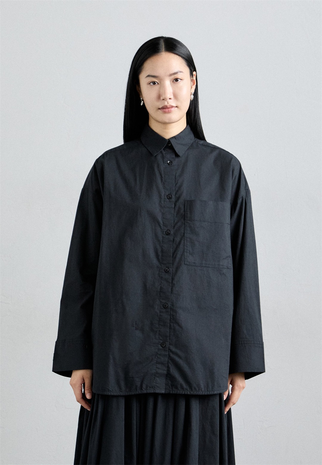 By Malene Birger DERRIS - Hemdbluse - black/schwarz