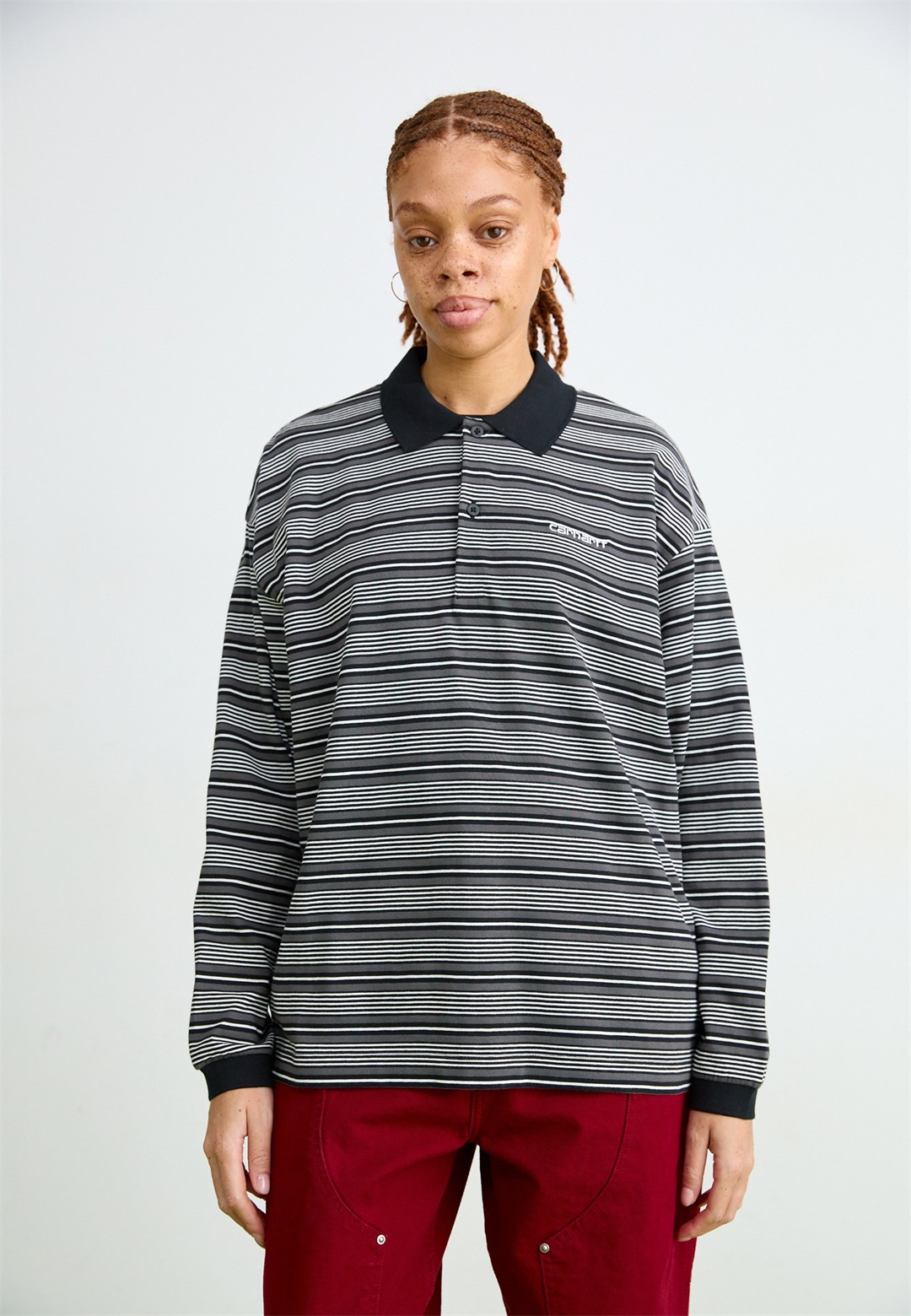 Carhartt WIP LARGO - Langarmshirt - black/schwarz
