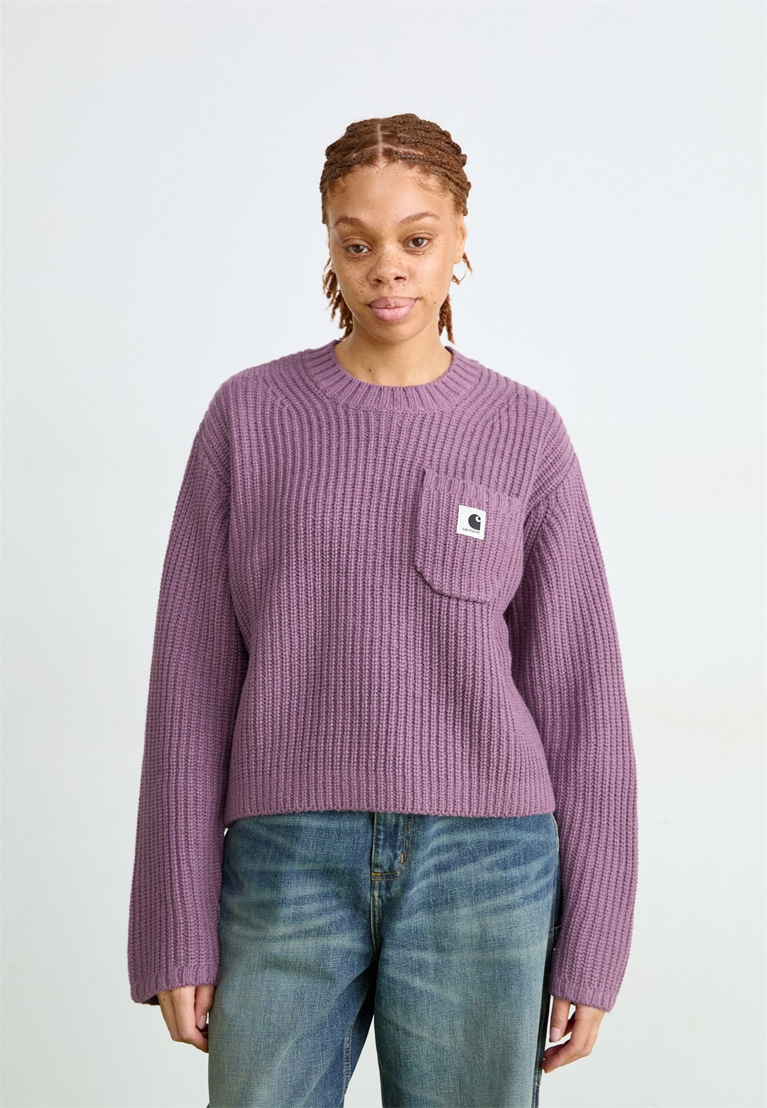 Carhartt WIP MIRA - Strickpullover - phlox/flieder