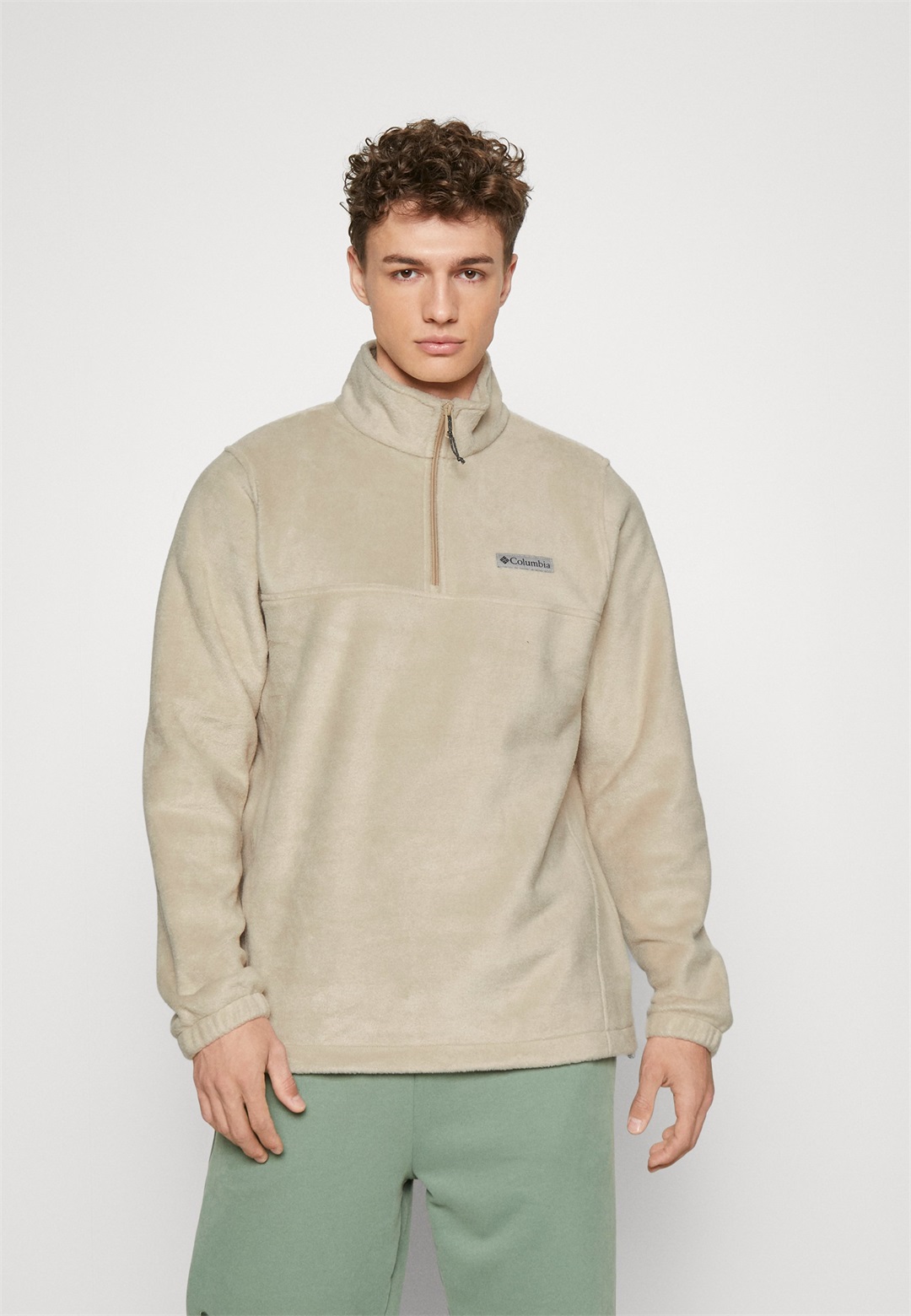 Columbia STEENS MOUNTAIN™ HALF ZIP - Fleecepullover - ancient fossil/beige