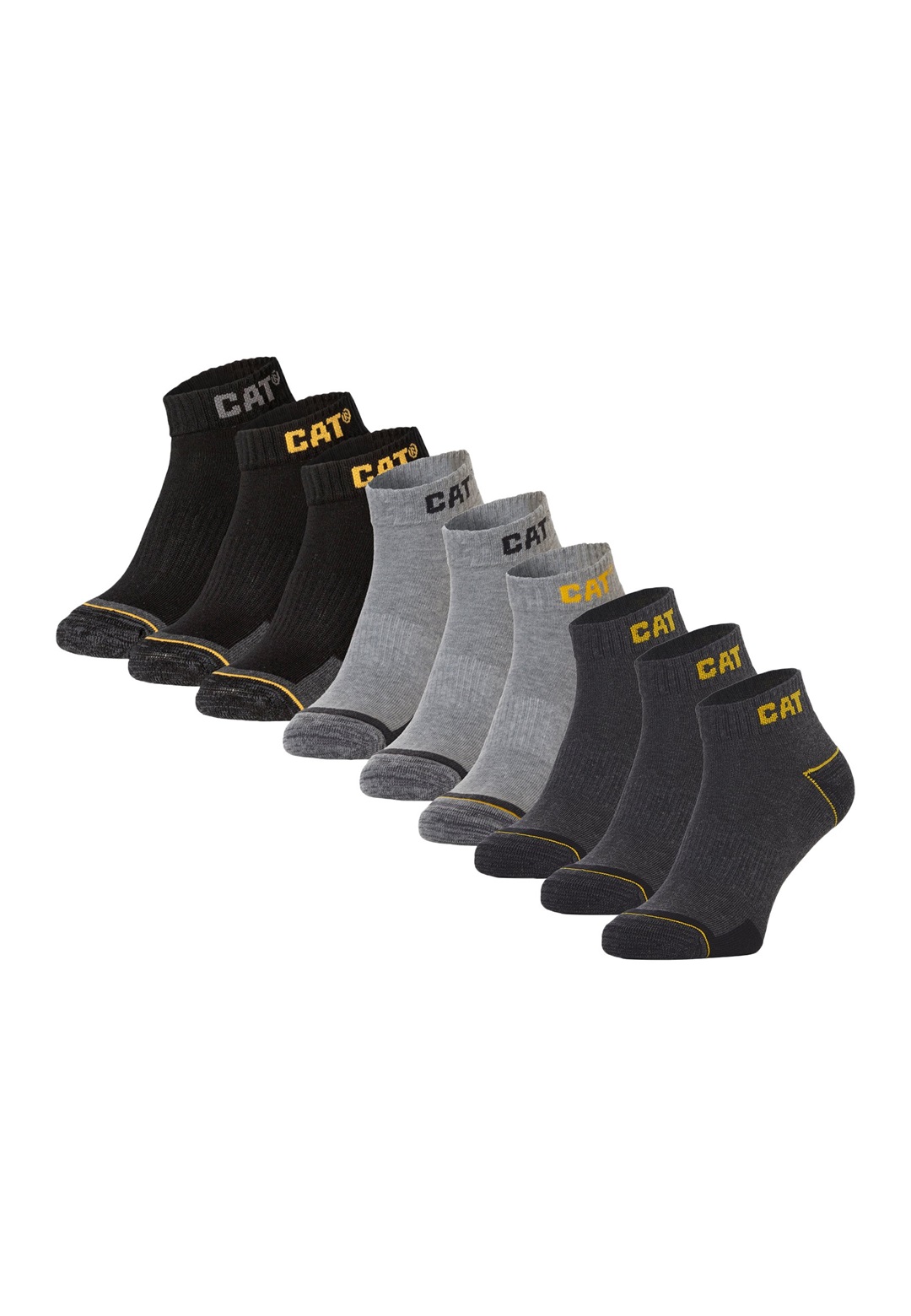 Caterpillar CAT 9-PAIR - Socken - anthracite gray black/schwarz