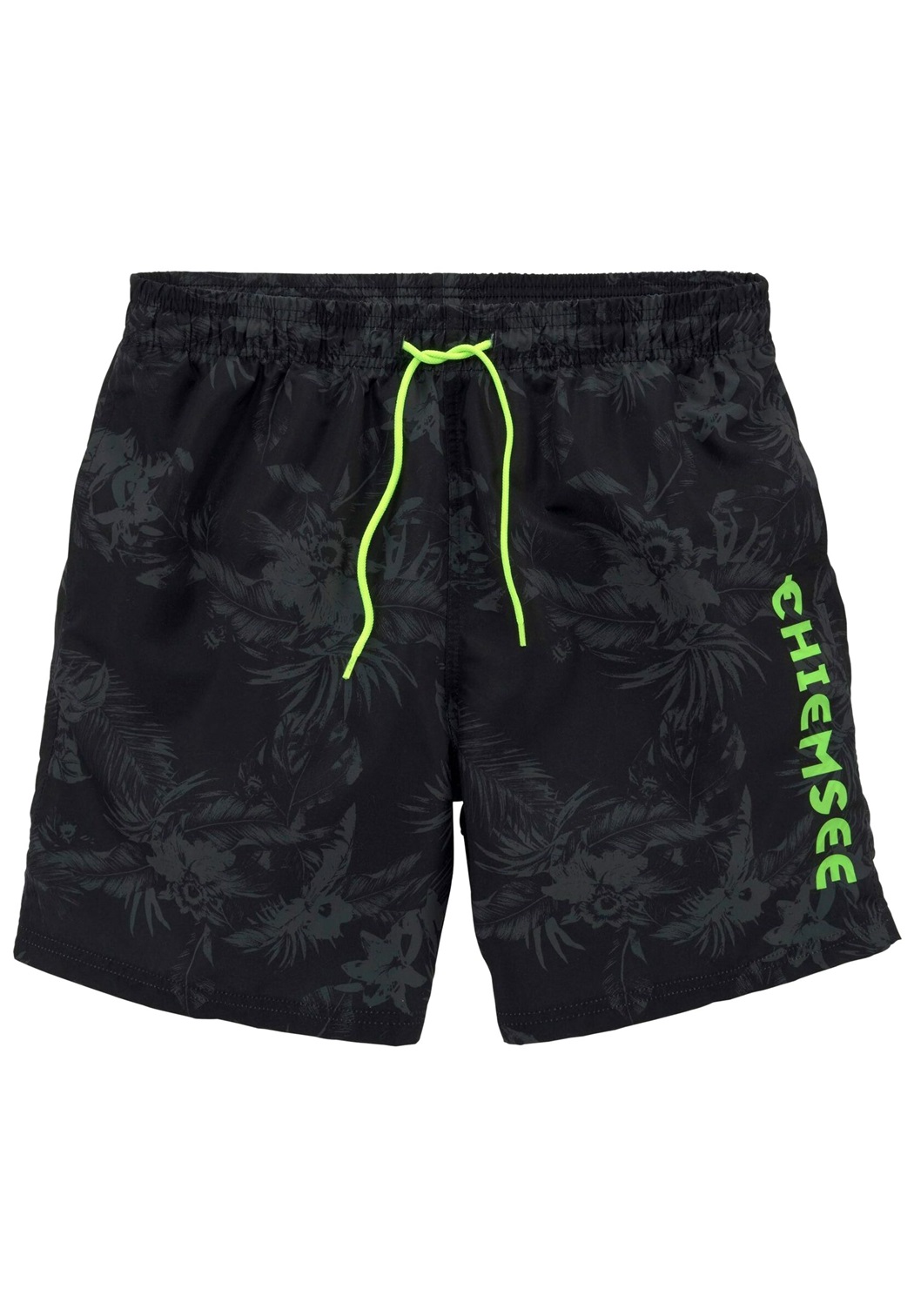 Chiemsee Badeshorts - schwarz bedruckt/mehrfarbig