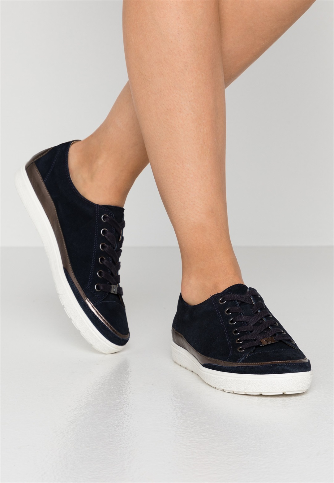 Caprice LACE UP - Sneaker low - ocean/dunkelblau