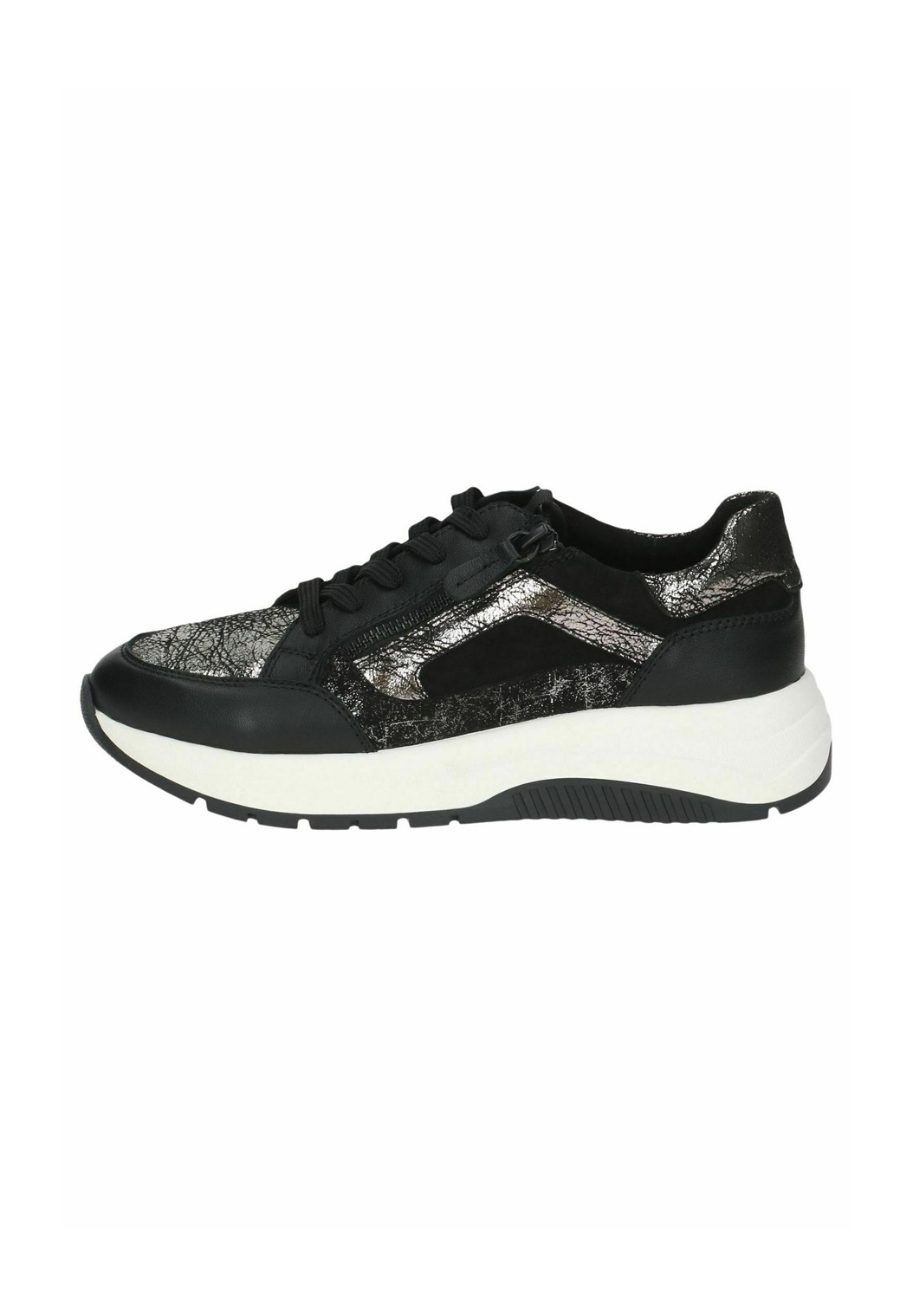 Caprice SNEAKER OCEAN COMB MIT AIRMOTION - Sneaker low - black comb/schwarz