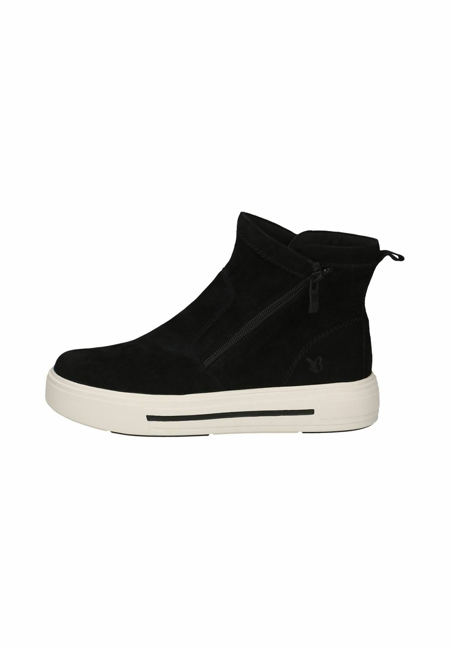 Caprice Snowboot/Winterstiefel - black suede/schwarz