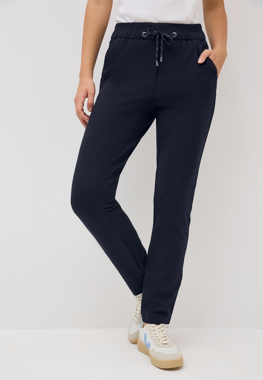 Cecil CASUAL FIT - Jogginghose - blau/dunkelblau