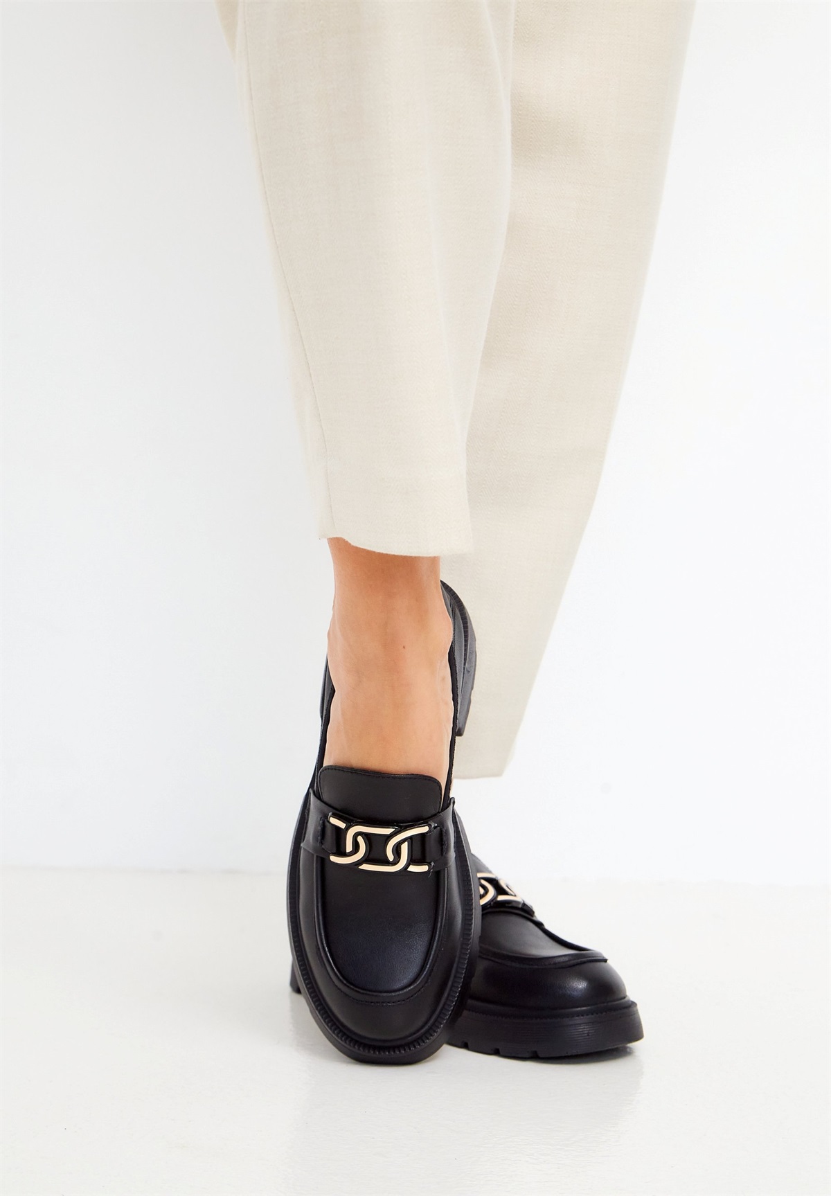 Cesare Gaspari Slipper - black/schwarz