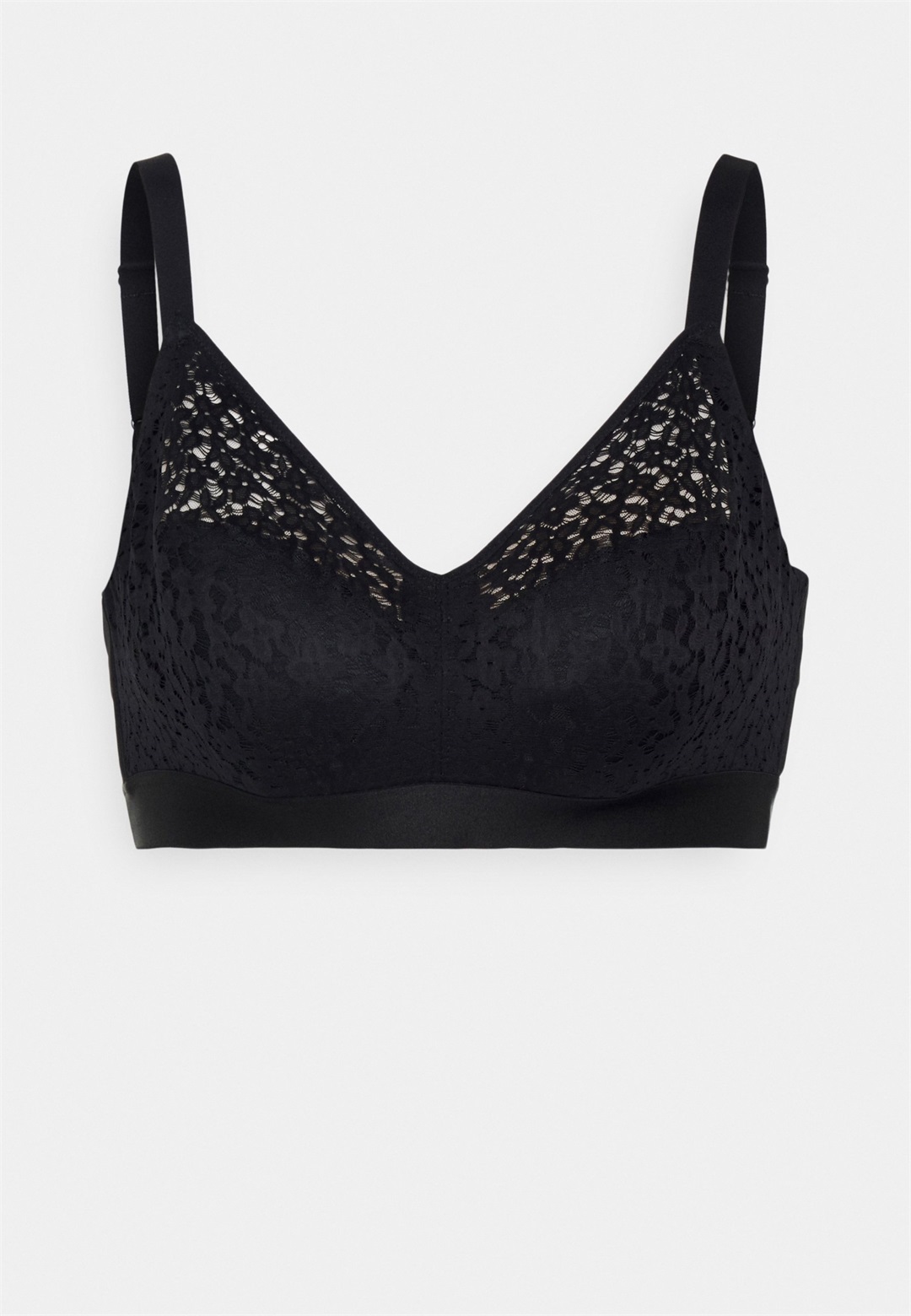 Chantelle WIREFREE SUPPORT BRA - Bustier - black/schwarz