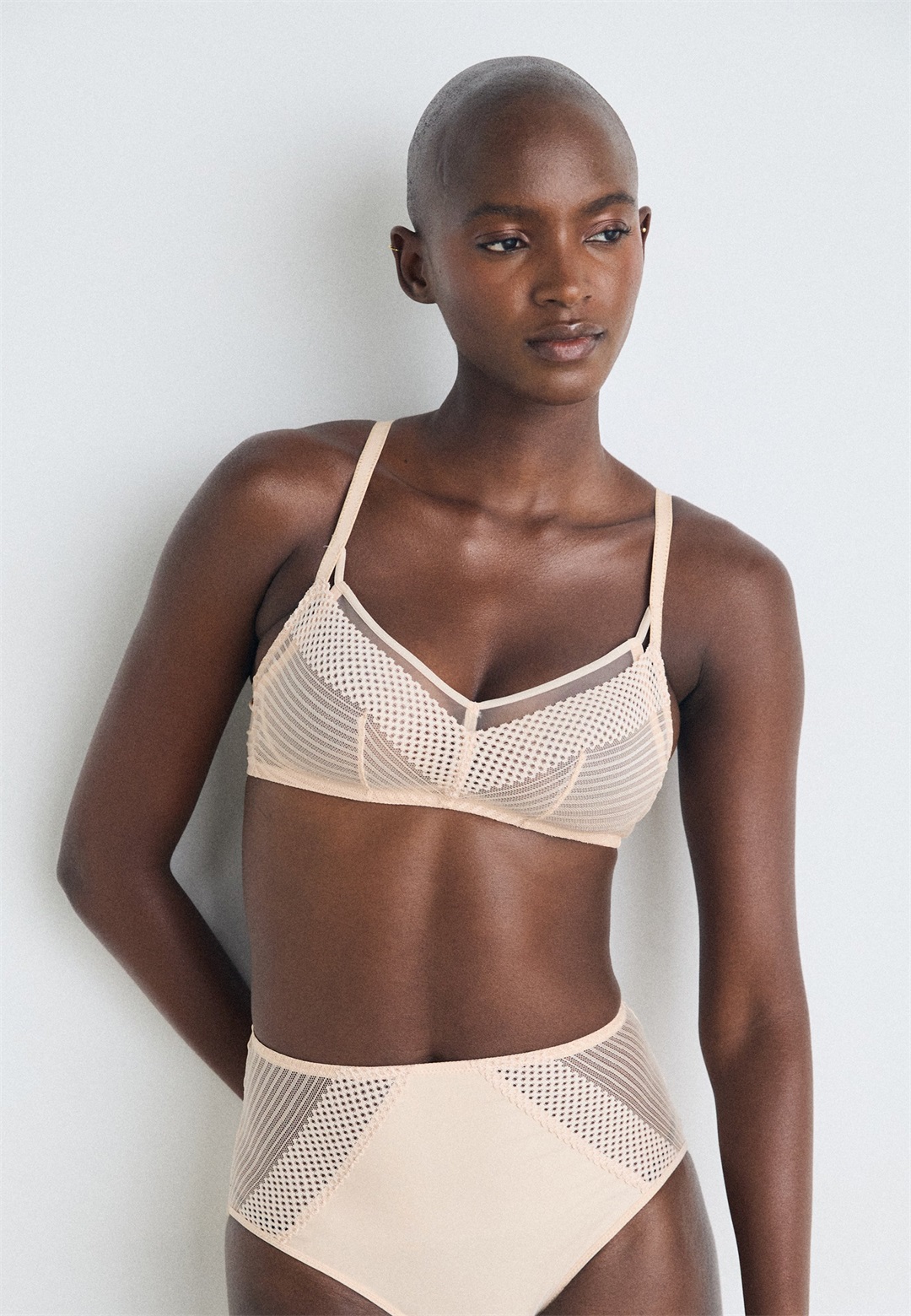 Chantelle WIREFREE SUPPORT BRA - Triangel BH - golden beige/beige