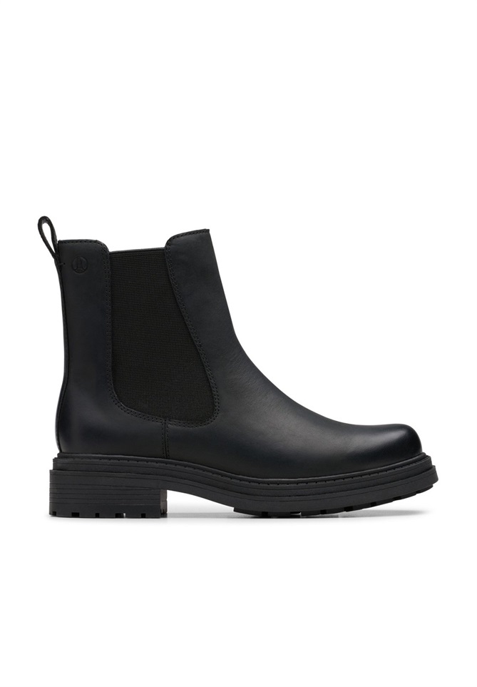 Clarks ORINOCO - Plateaustiefelette - black leather/schwarz