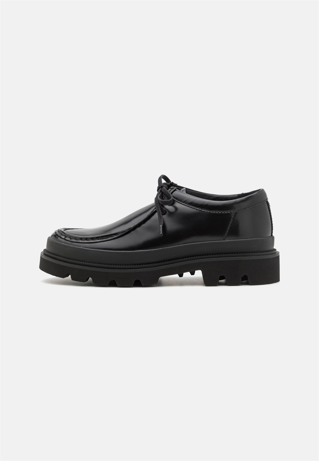 Clarks BADELL SEAM - Sportlicher Schnürer - black/schwarz