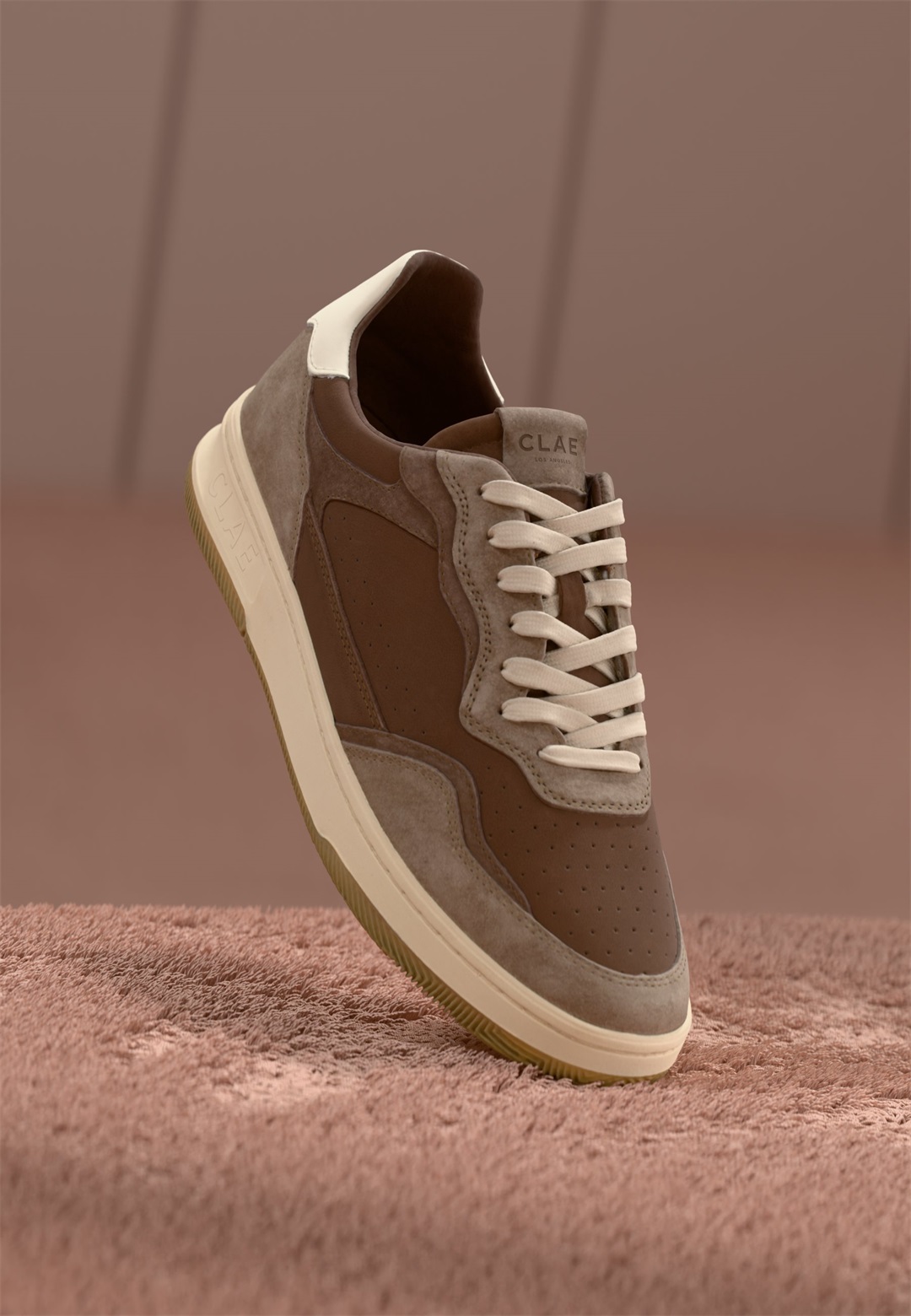 Clae HAYWOOD UNISEX - Sneaker low - portabella/deep taupe/braun