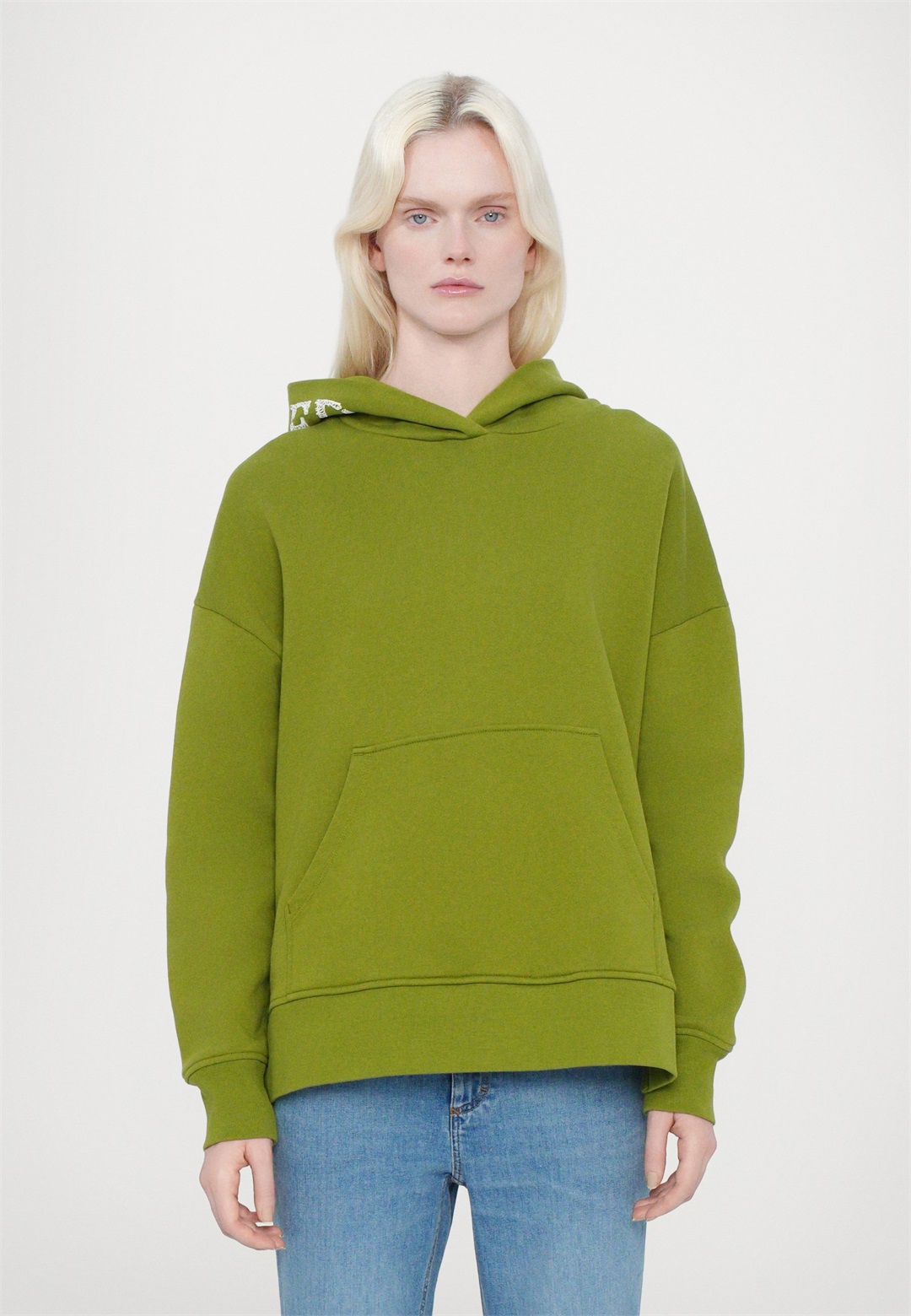 CLOSED LOGO HOODIE - Sweatshirt - pistachio green/grün