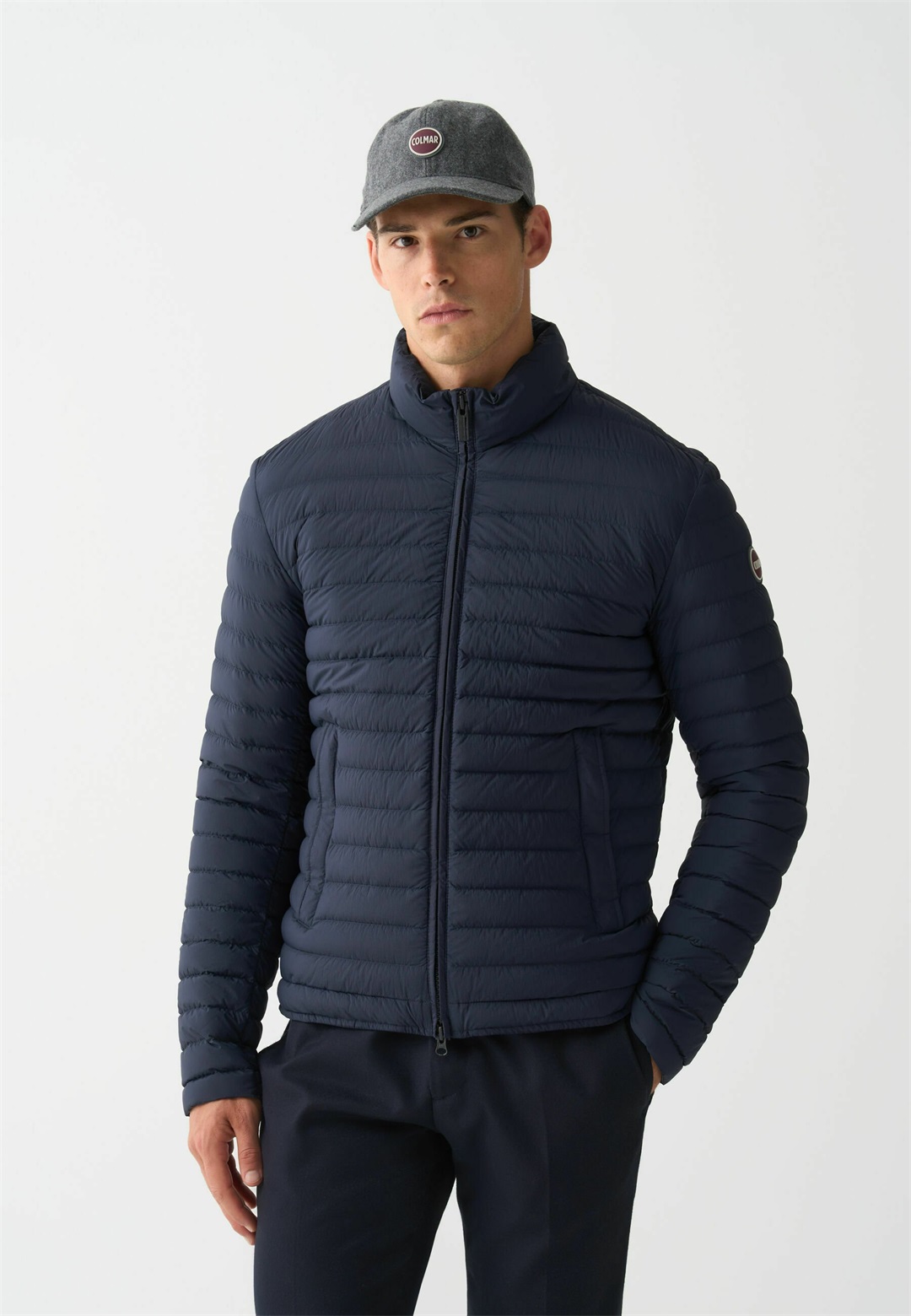 Colmar Originals LIGHT WITH PADDED COLLAR - Daunenjacke - dark blue/dunkelblau