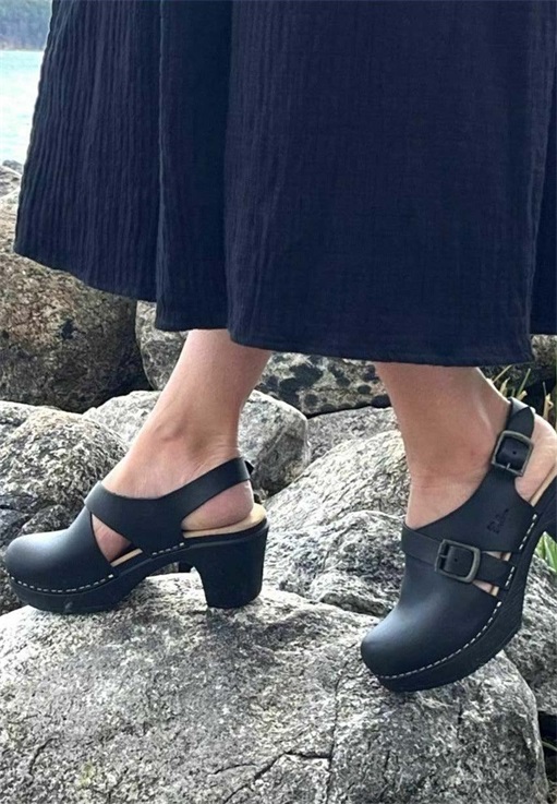 Calou Stockholm ASTRID - Clogs - black/schwarz