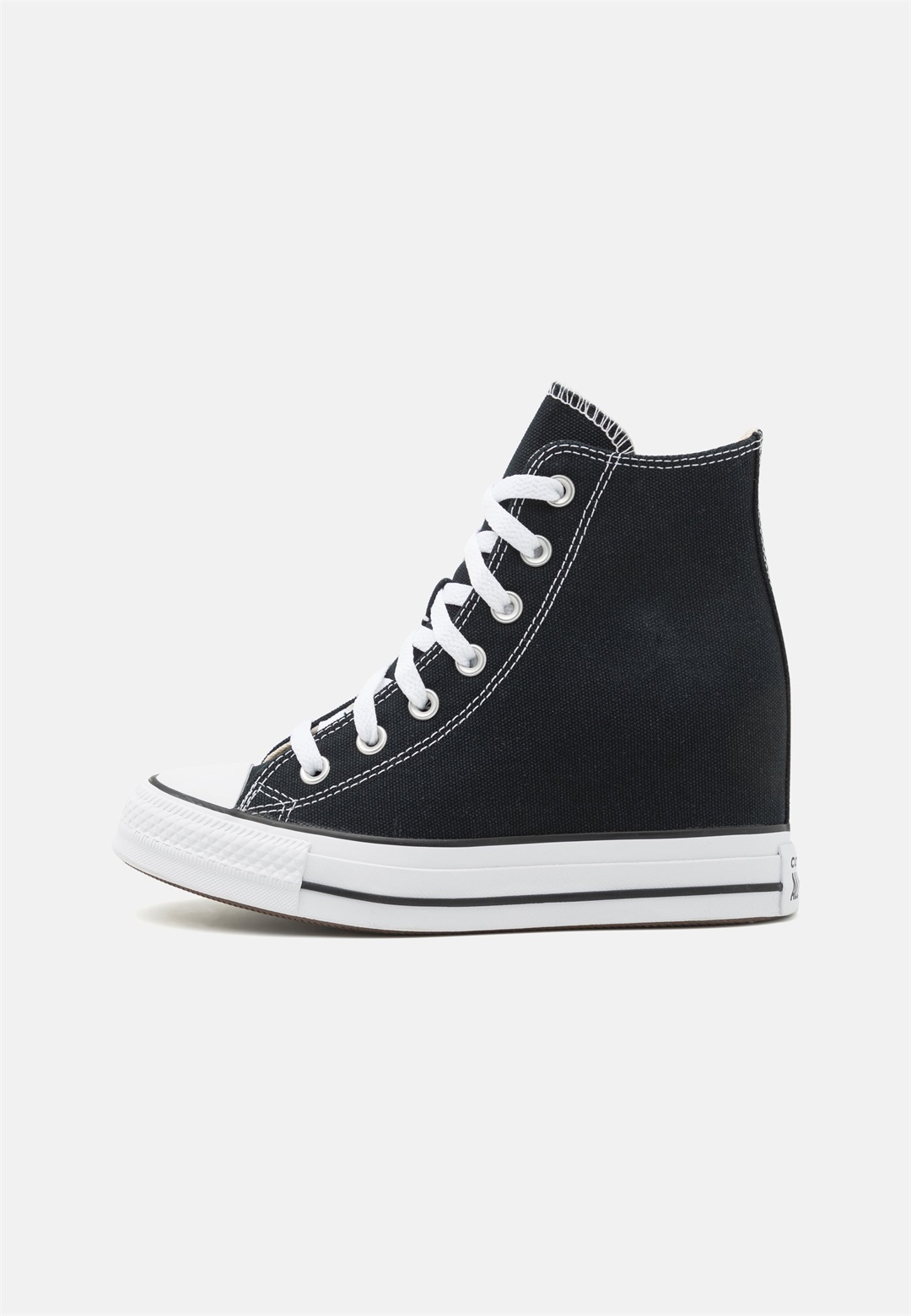 Converse CHUCK TAYLOR ALL STAR INTERNAL WEDGE - Sneaker low - black/red/navy/schwarz
