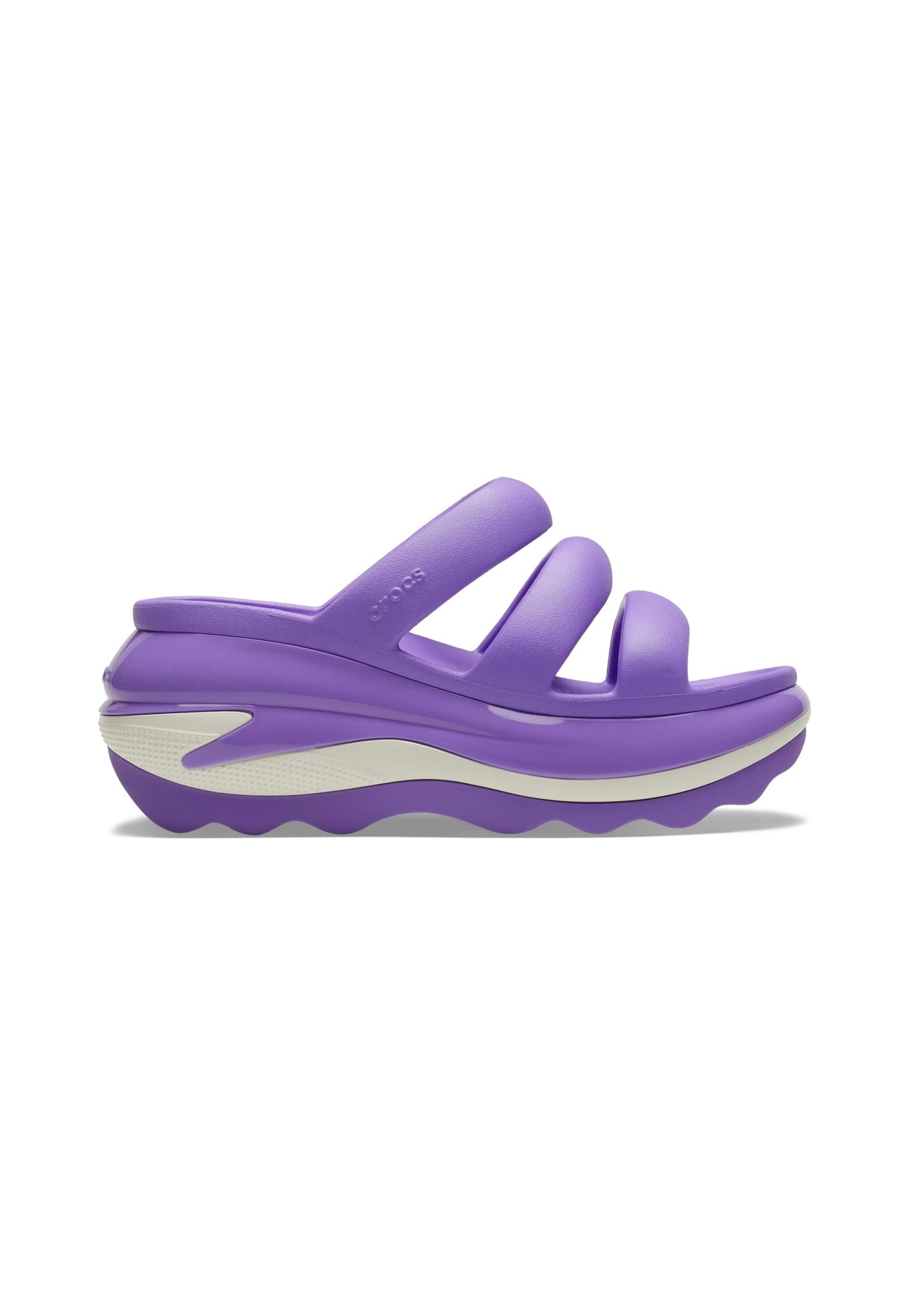 Crocs Pantolette hoch - galaxy/lila
