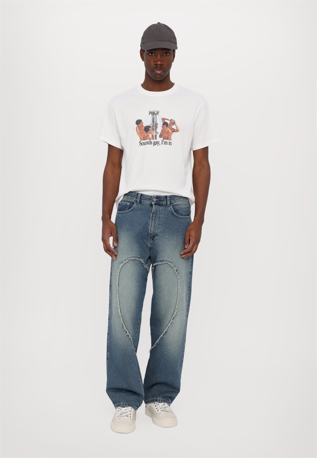 Carne Bollente UNISEX - T-Shirt print - white/weiß