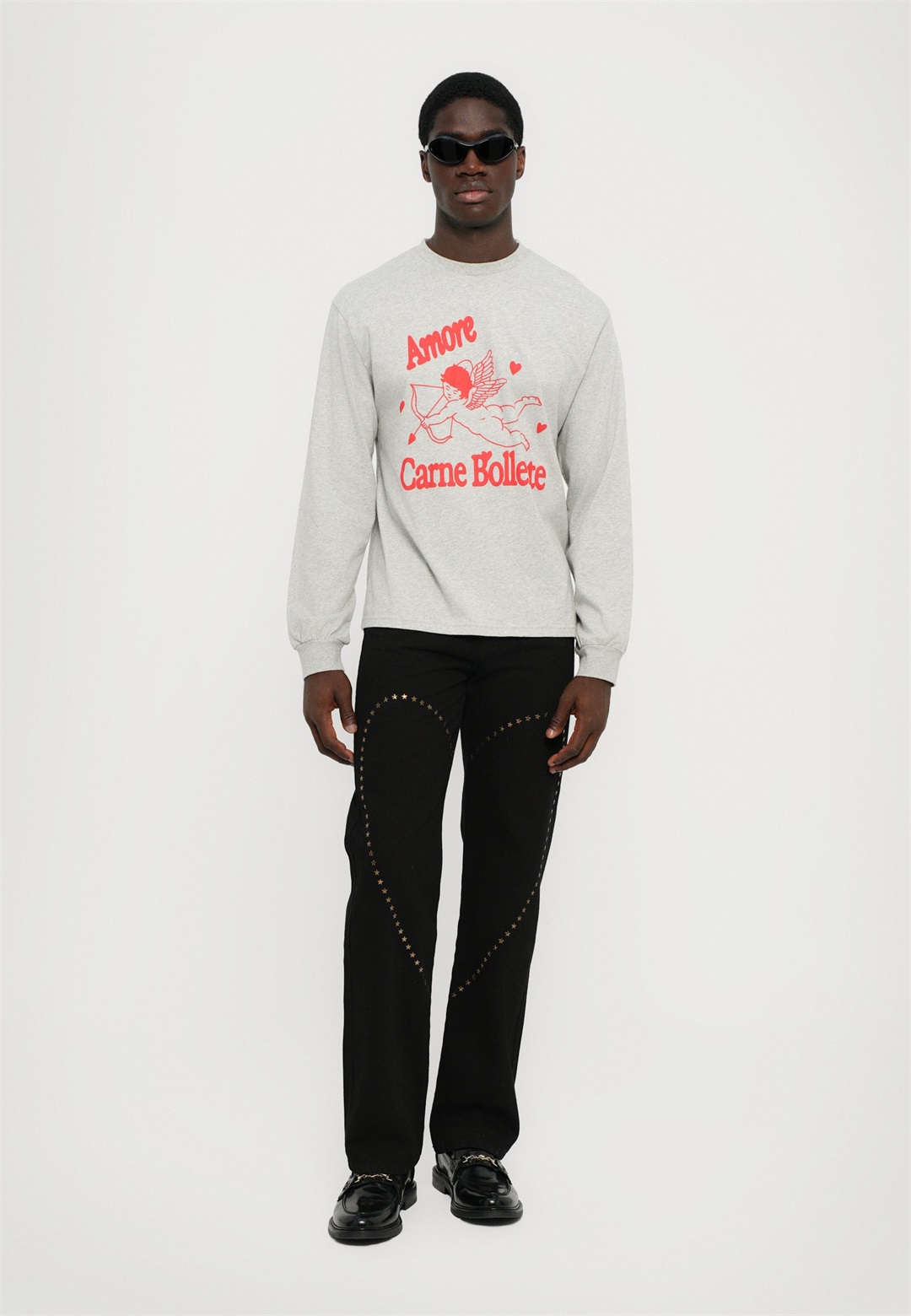 Carne Bollente UNDER YOUR LOVE SPELL UNISEX - Langarmshirt - grey/grau