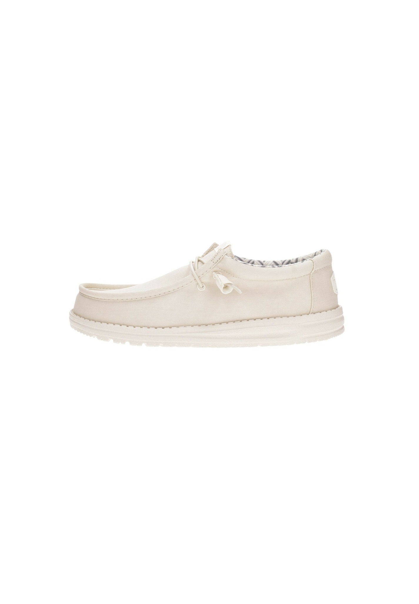 HEYDUDE Wally Stretch Canvas - Slip-On Schuhe - Sportlicher Schnürer - stone/stein