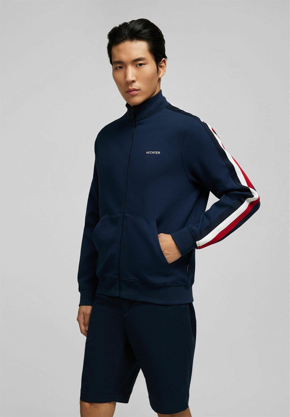 Hechter Paris Sweatjacke - dunkelblau