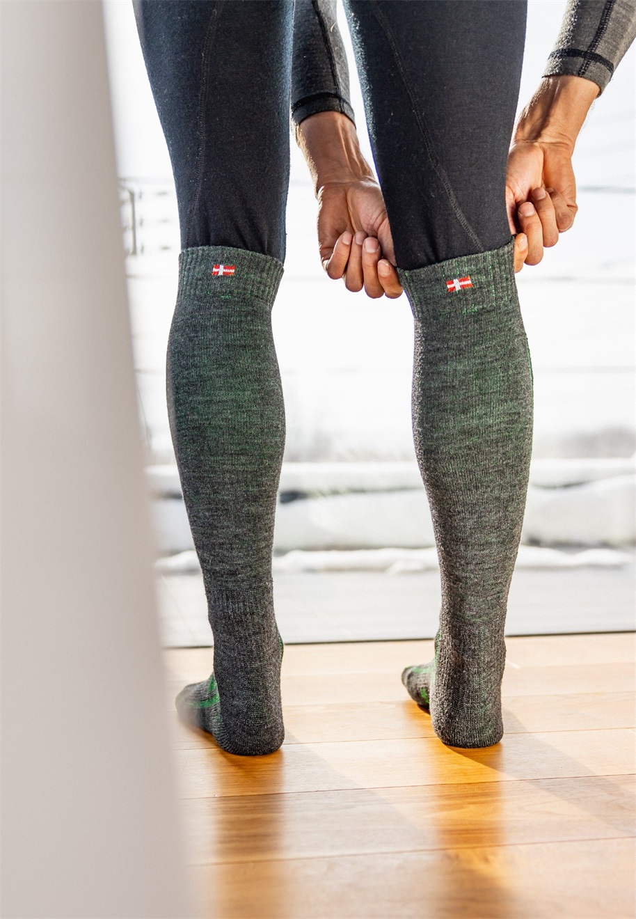 Danish Endurance SKI SOCKS - Sportsocken - dark grey/dunkelgrau