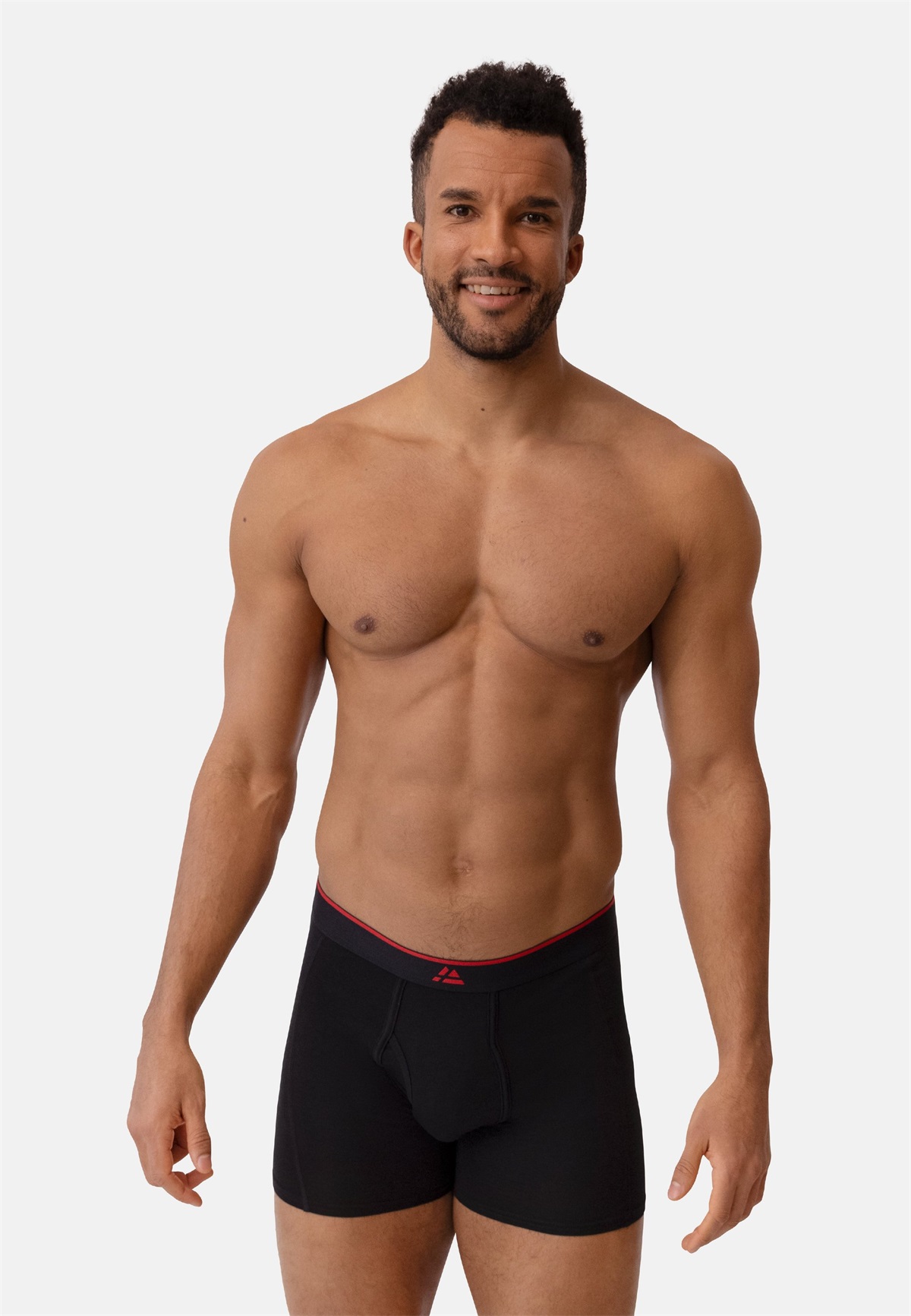 Danish Endurance 6 PACK ULTRASOFT WITH FLY - Boxershorts - black/schwarz
