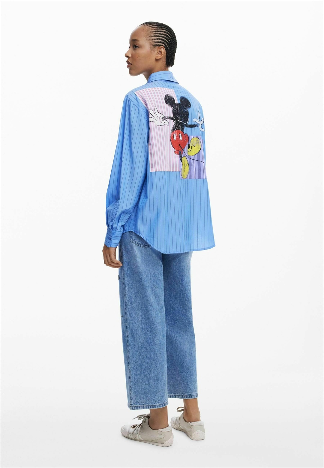 Desigual MICKEY™ STRIPED - Hemdbluse - blue/blau
