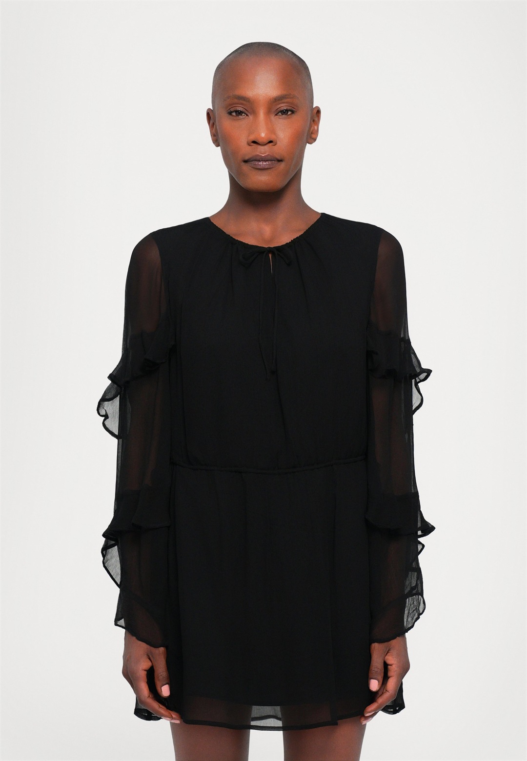 DESIGNERS REMIX IOLA SLEEVE DRESS - Freizeitkleid - black/schwarz