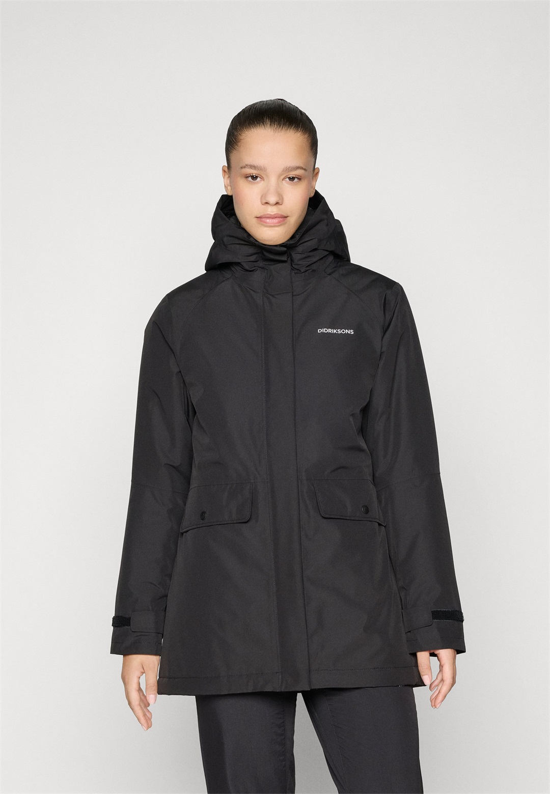 Didriksons TUVA - Wintermantel - black/schwarz