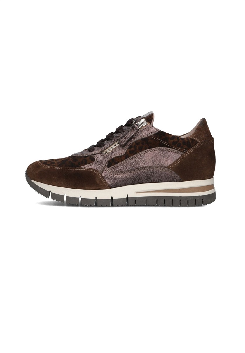 DL Sport Sneaker low - f velour cacao mutino nut/braun