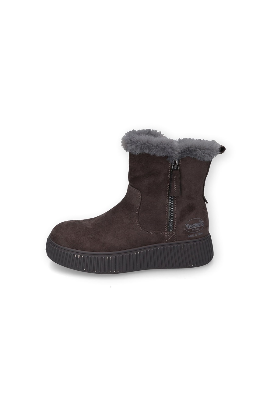 Dockers by Gerli Snowboot/Winterstiefel - dunkelgrau/grau