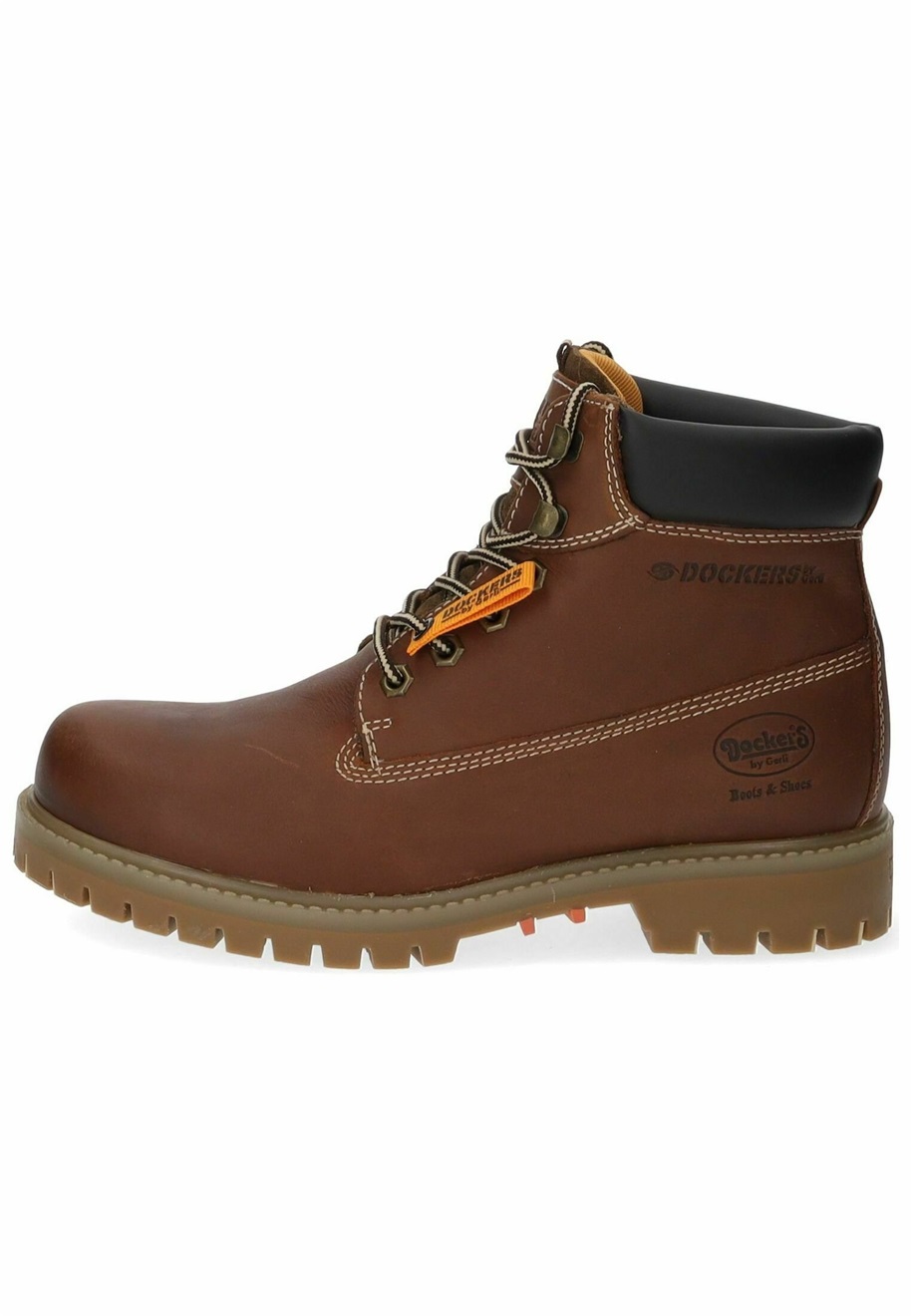 Dockers by Gerli Schnürstiefelette - cognac/cognac