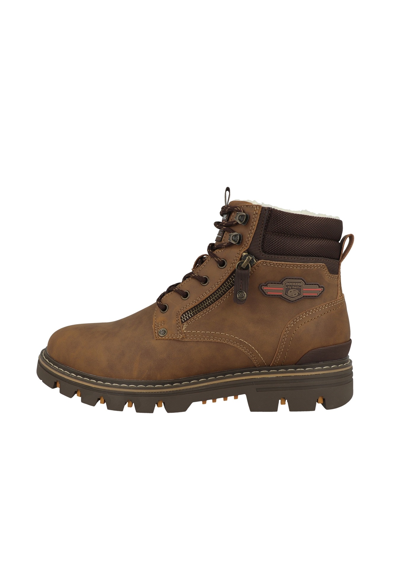 Dockers by Gerli Schnürstiefelette - cognac (53hx103-650470)/braun