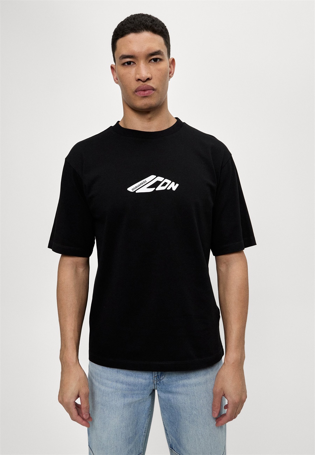 DSQUARED2 ICON LOOSE FIT TEE - T-Shirt print - black/schwarz