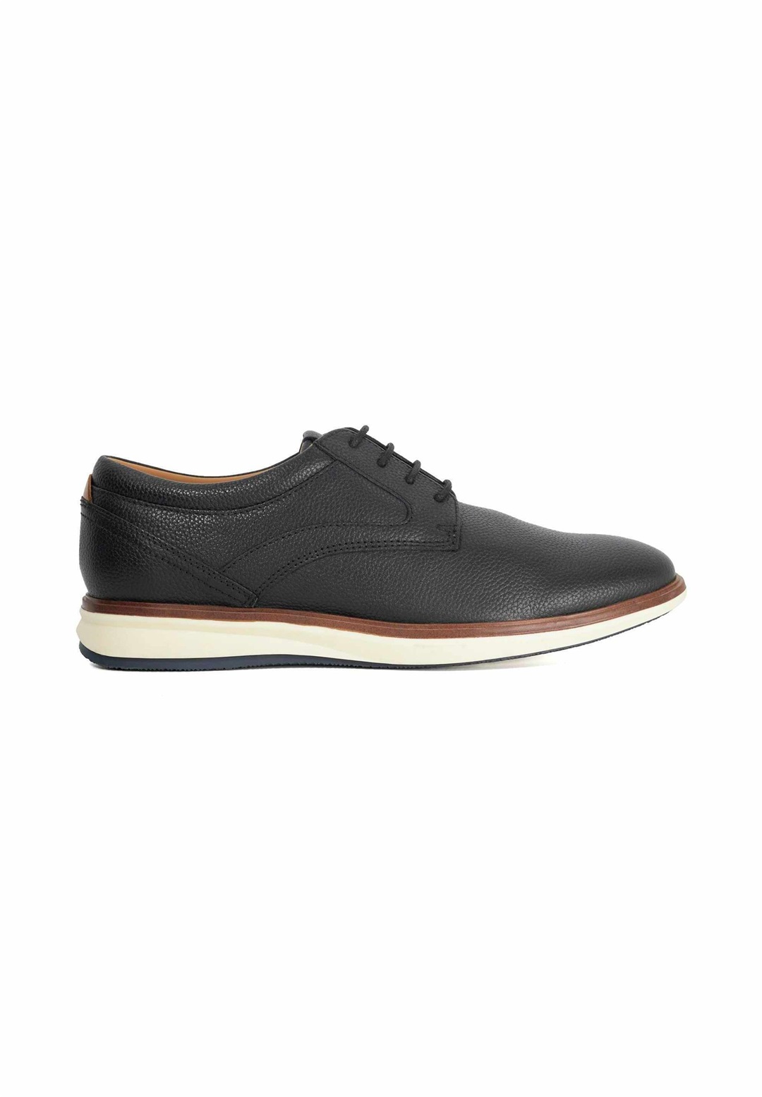 Dune London BRYDON WIDE FIT - Sportlicher Schnürer - black/schwarz