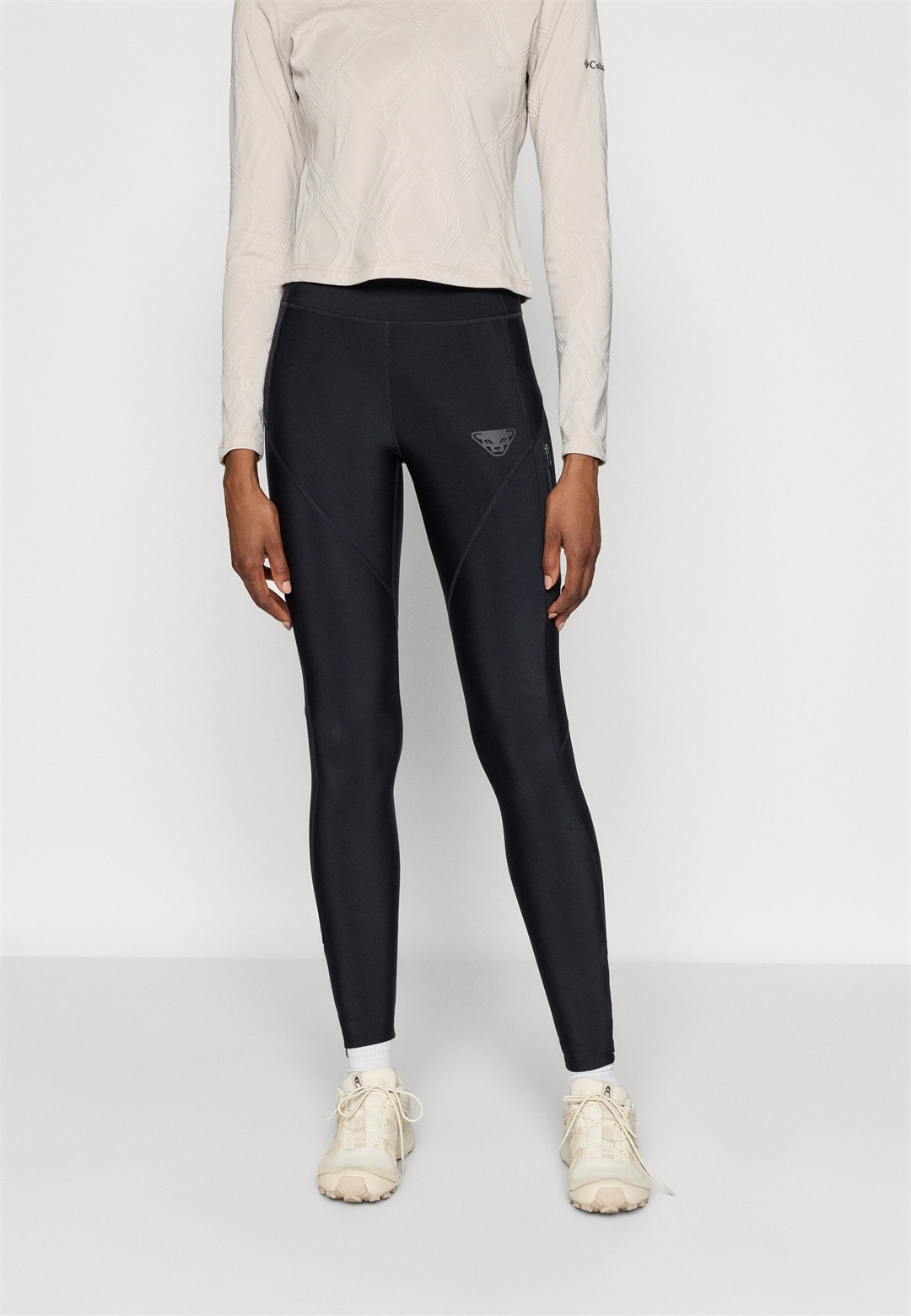Dynafit WINTER RUNNING - Tights - black out/schwarz