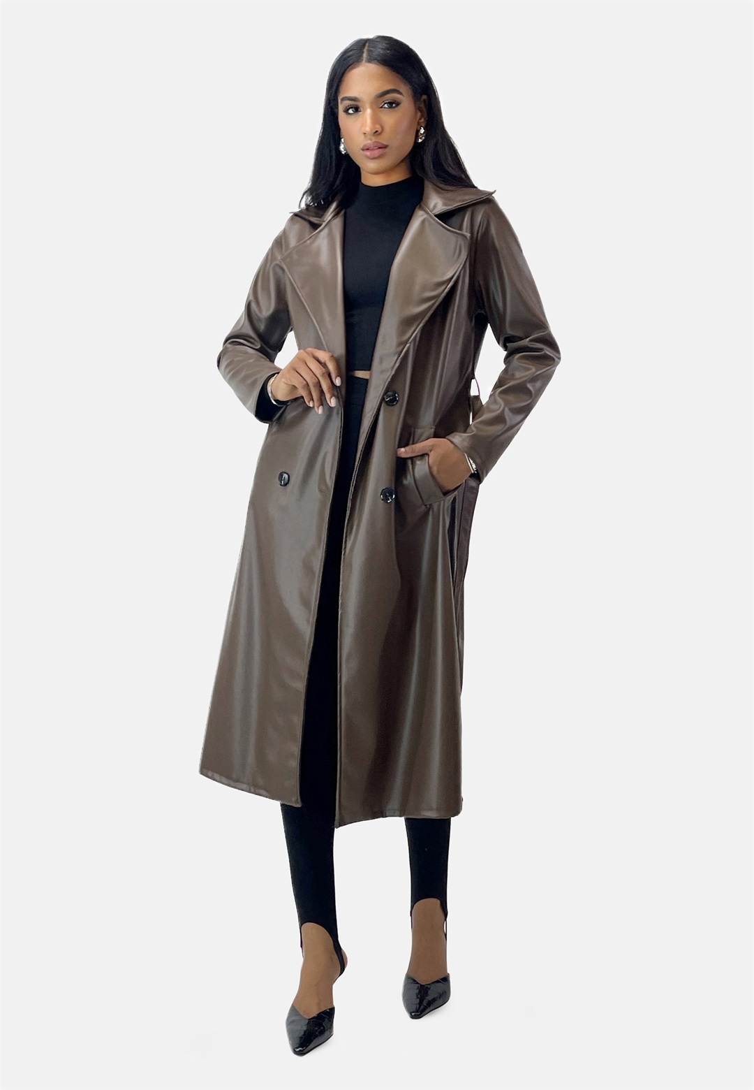 Elara Trenchcoat - braun