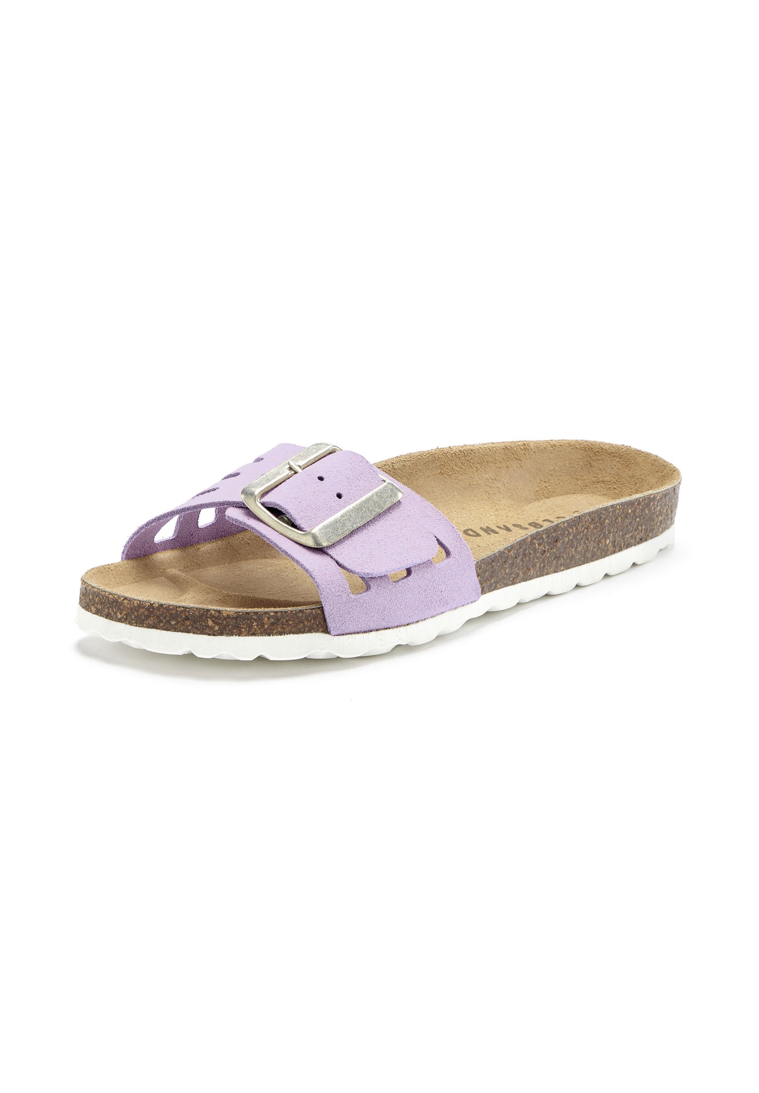 Elbsand Pantolette flach - flieder