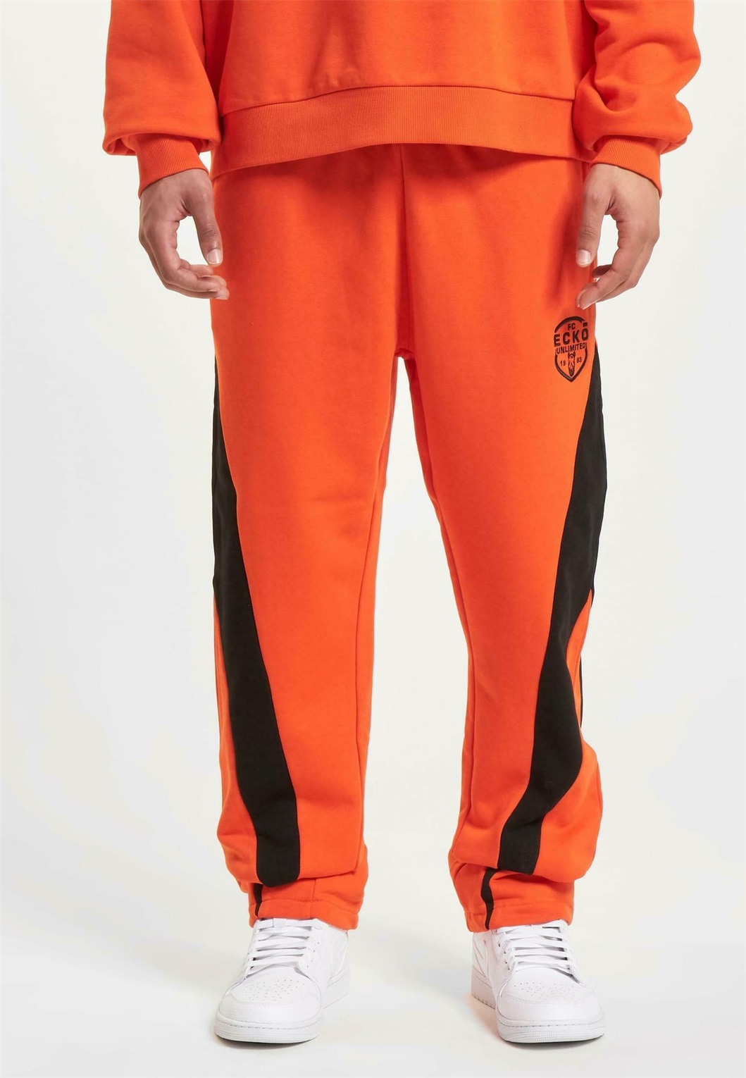 ecko unltd. CONSTRUCTION JOGGING - Jogginghose - red black/bordeaux-meliert