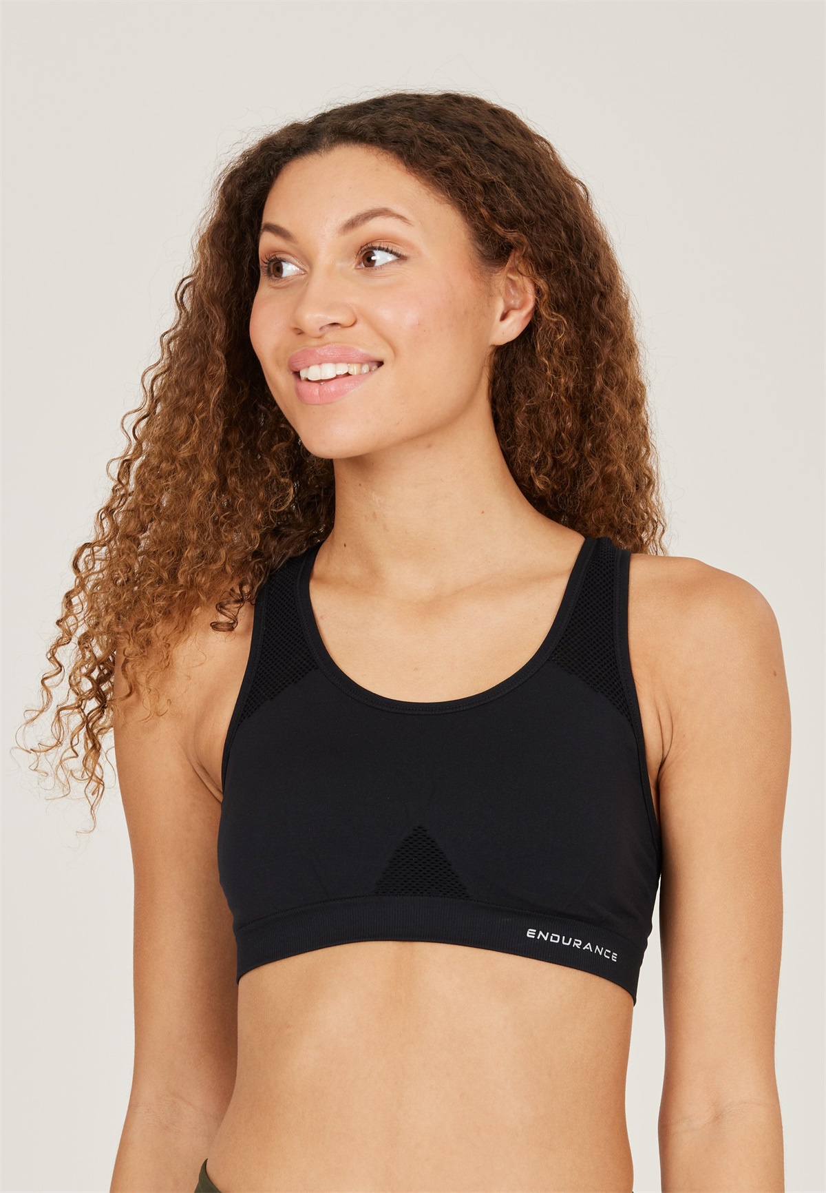 Endurance GEORGE - Sport-BH mit mittlerer Stützkraft - 1001 black/schwarz